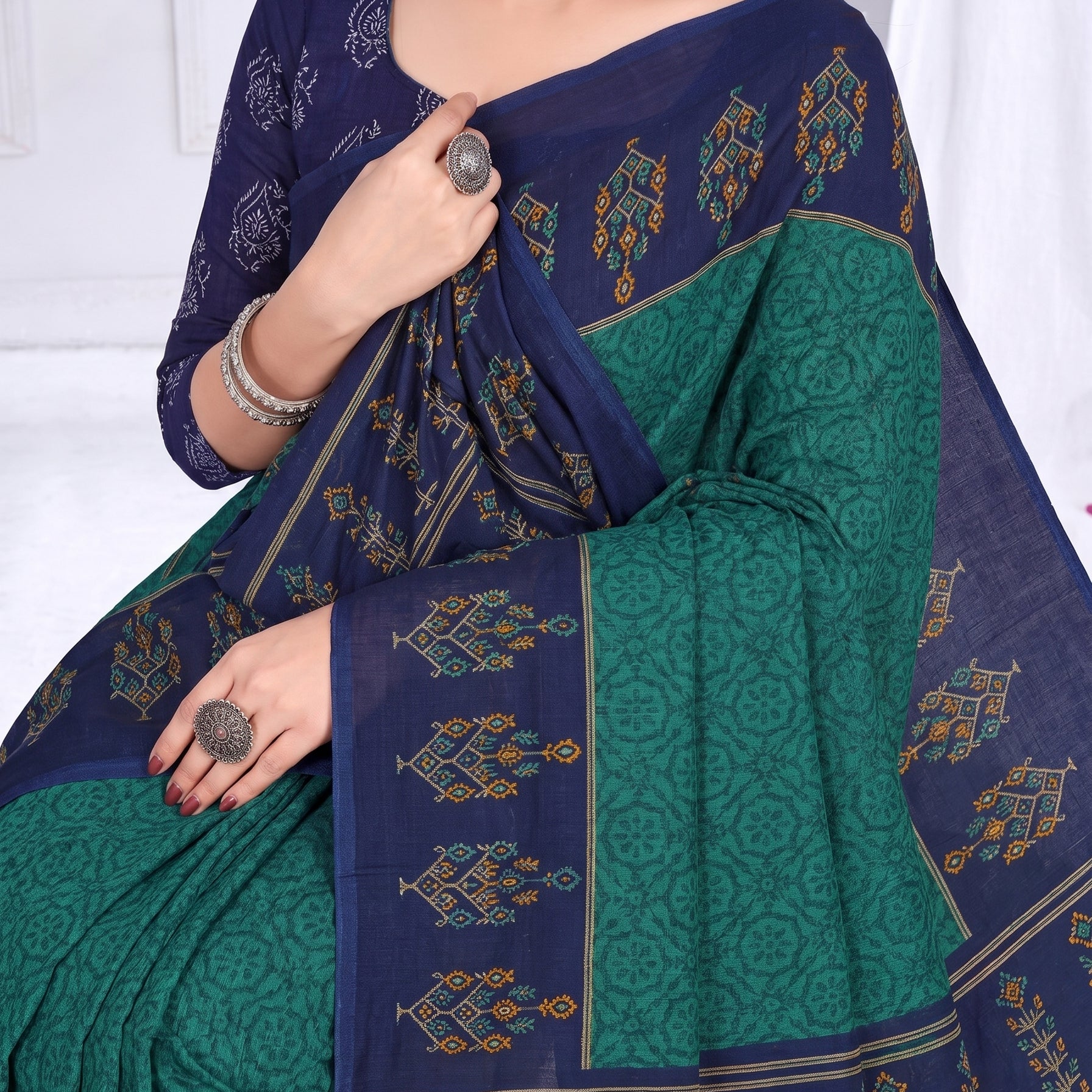 Pallu close-up