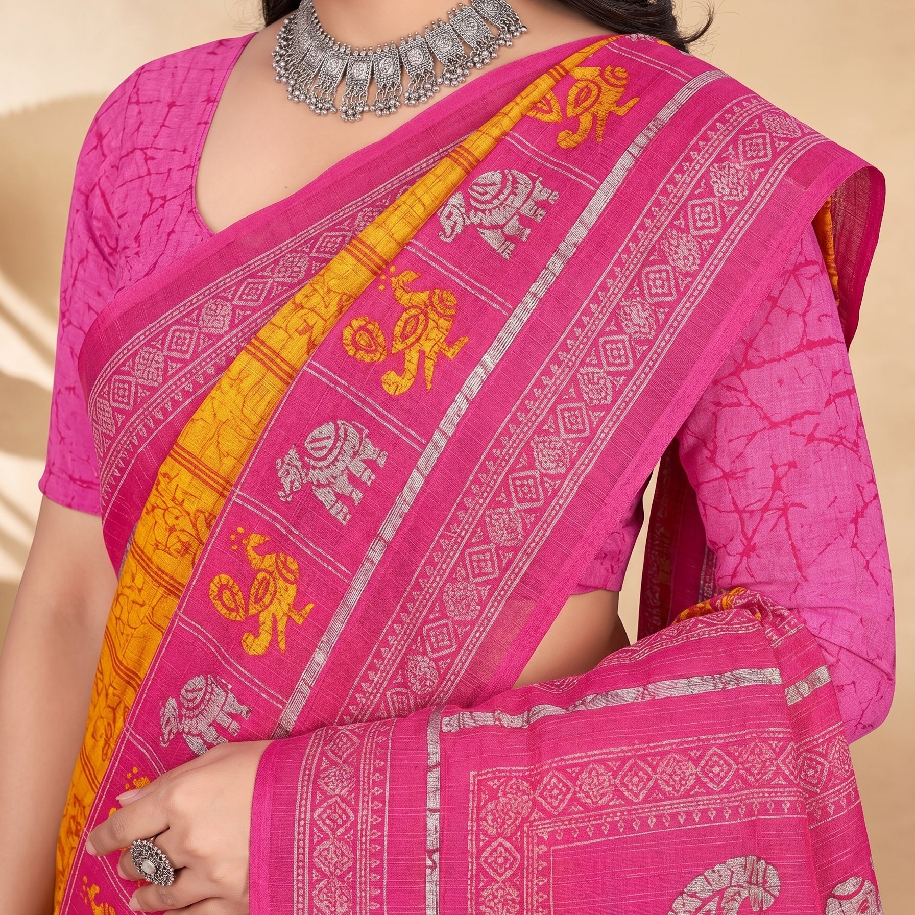 Pallu close-up
