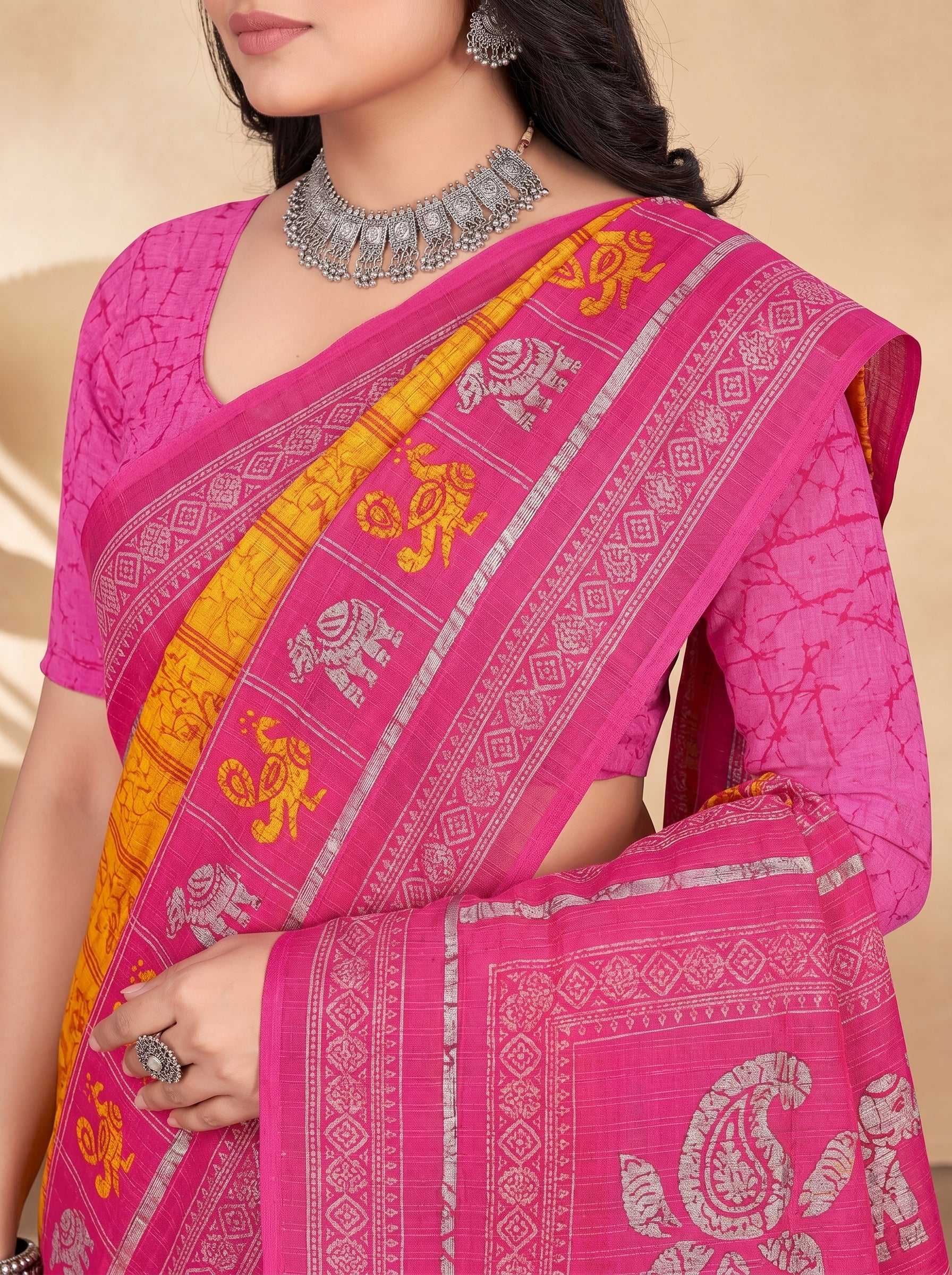 Pallu close-up