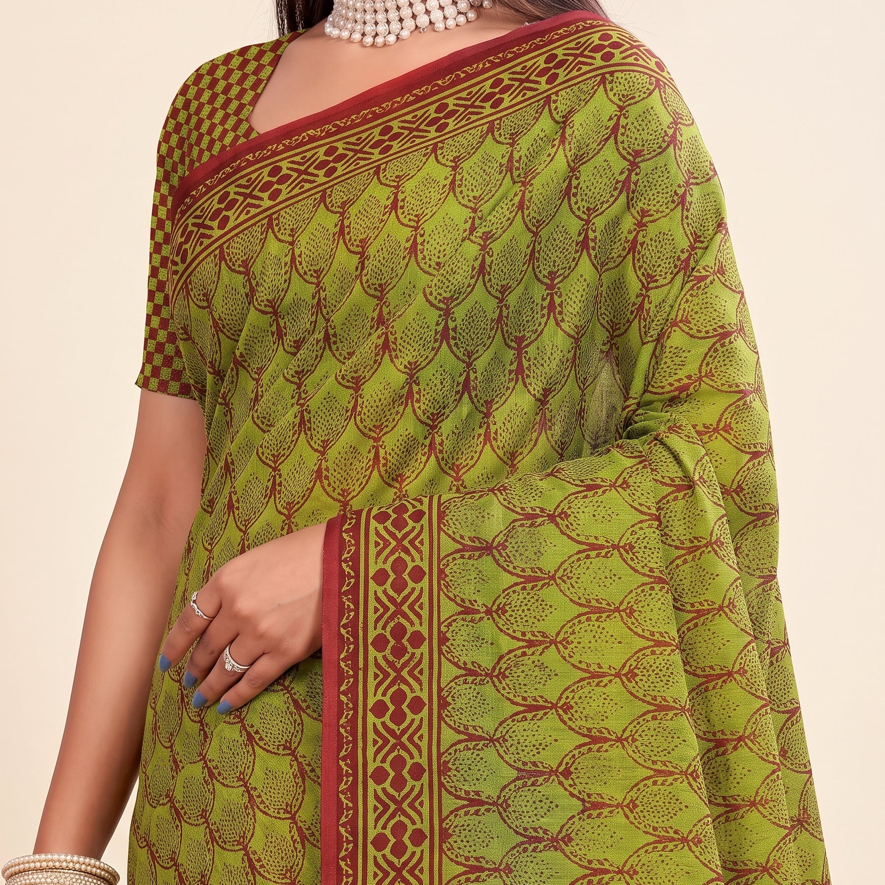 Shared pallu close-up [sku:KN-55041]