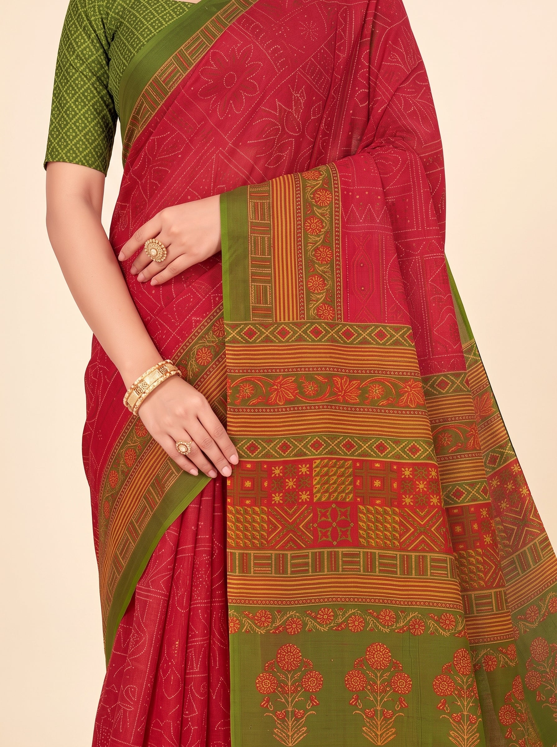 Shared pallu close-up [sku:KN-66526]