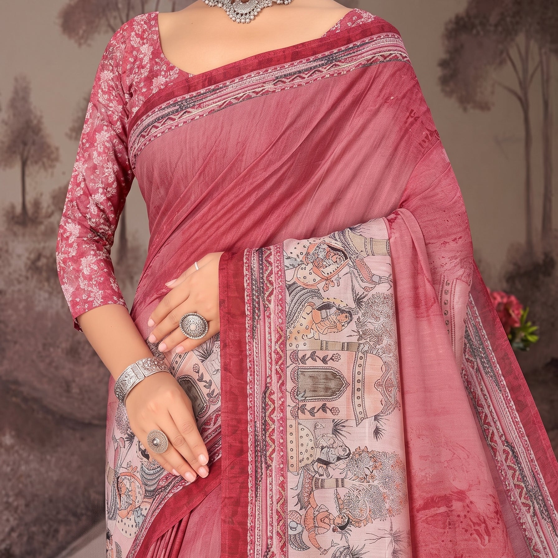 Pallu close-up [sku:KN-68408]