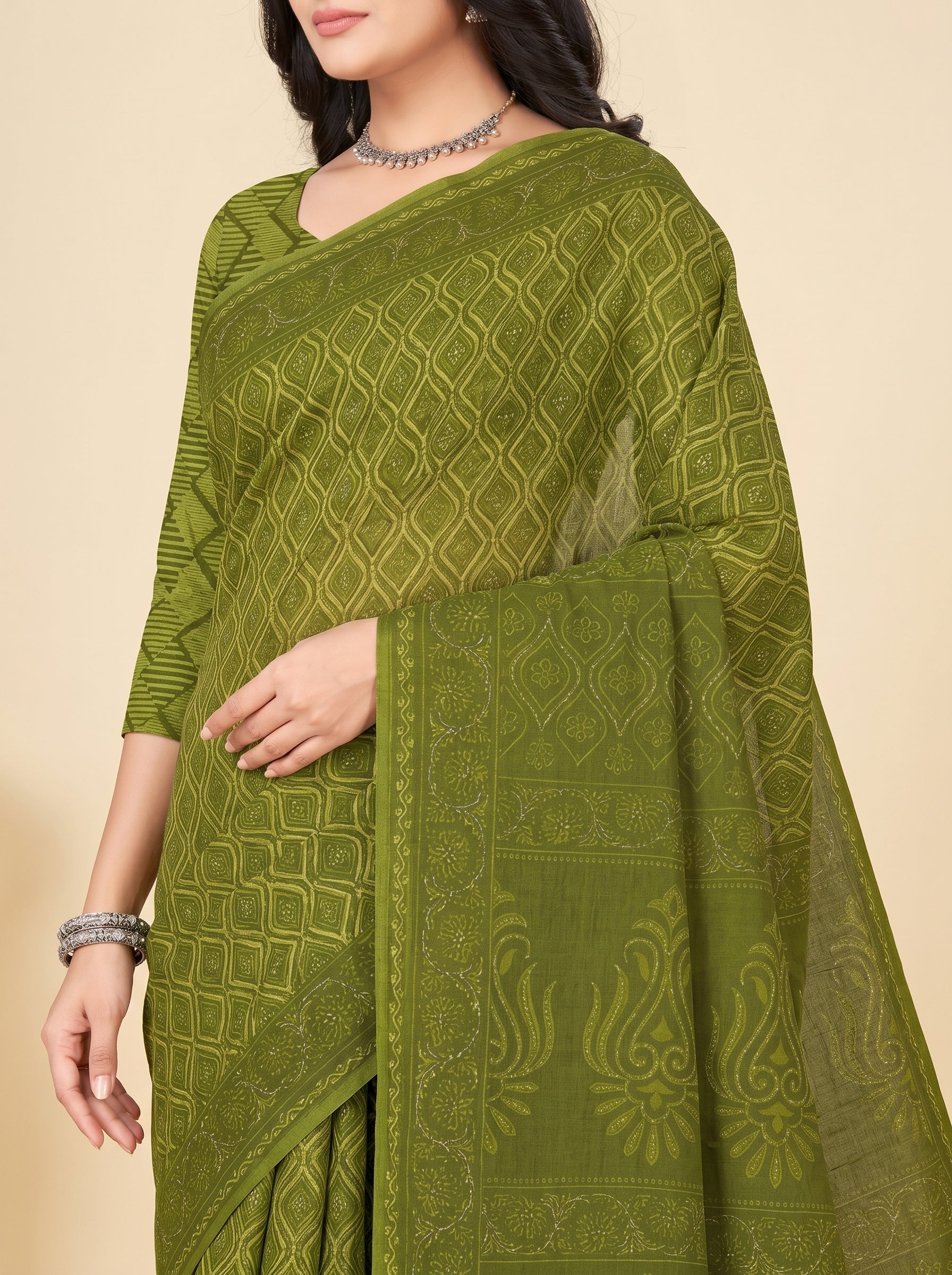 Pallu close-up