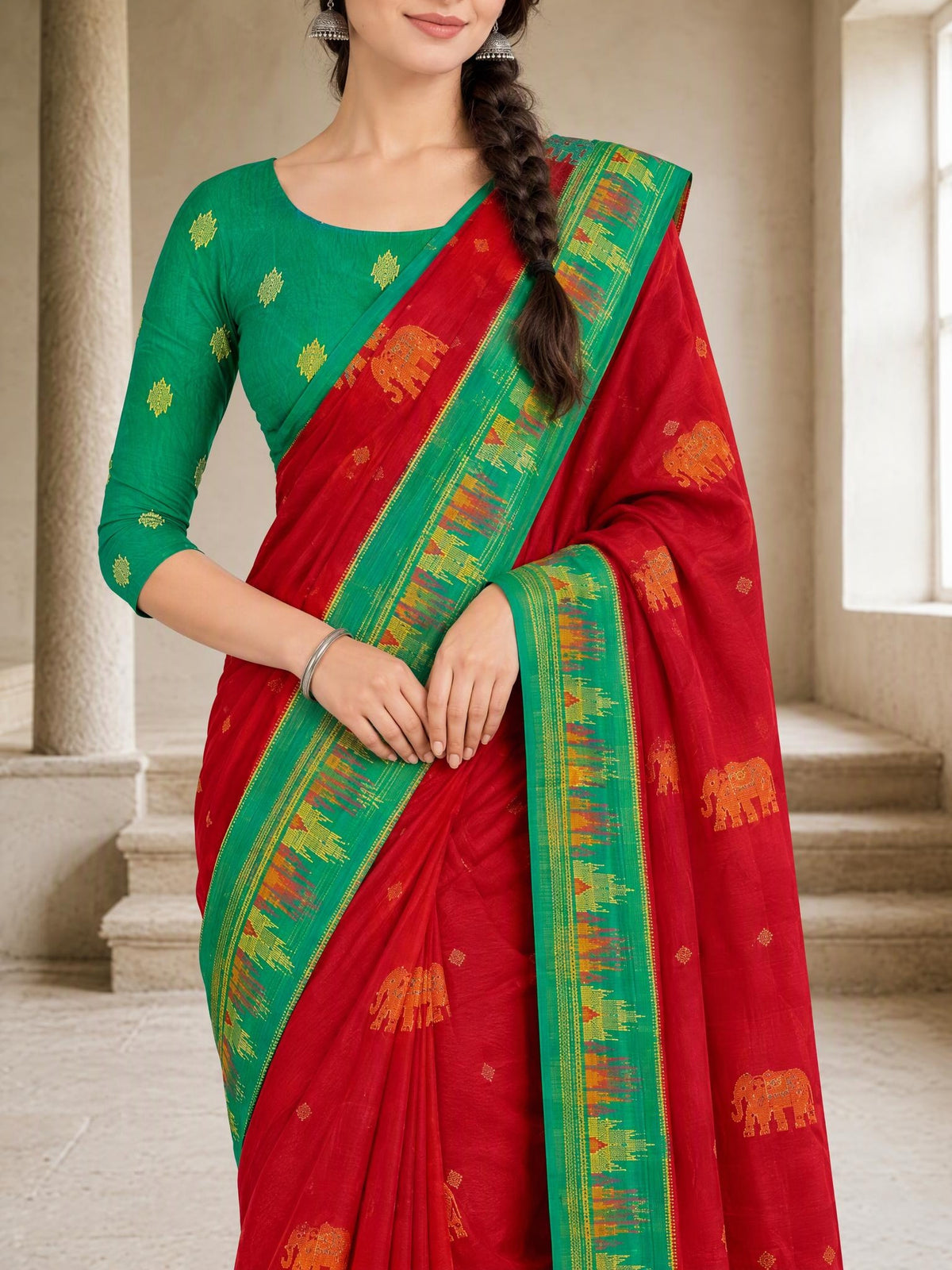 Pallu close-up [sku:KN-99017]