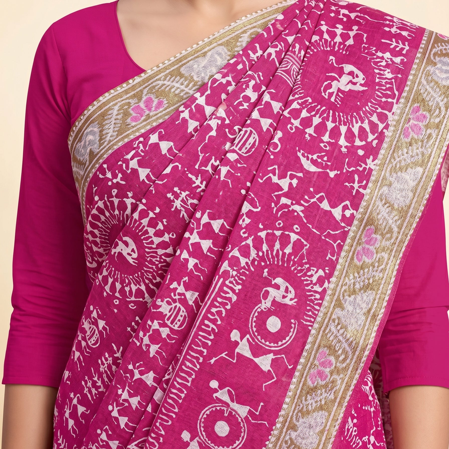 Pallu close-up