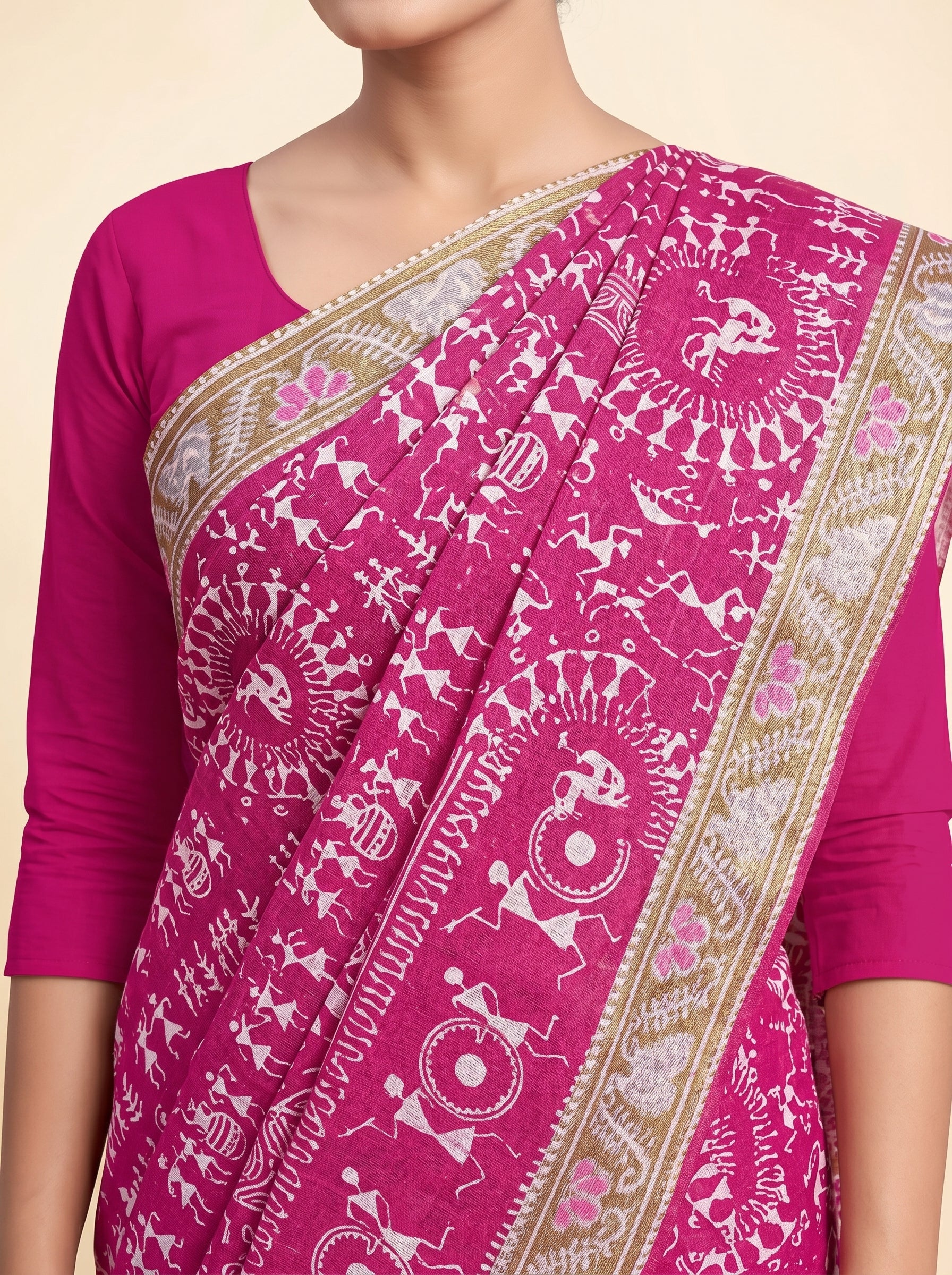 Pallu close-up