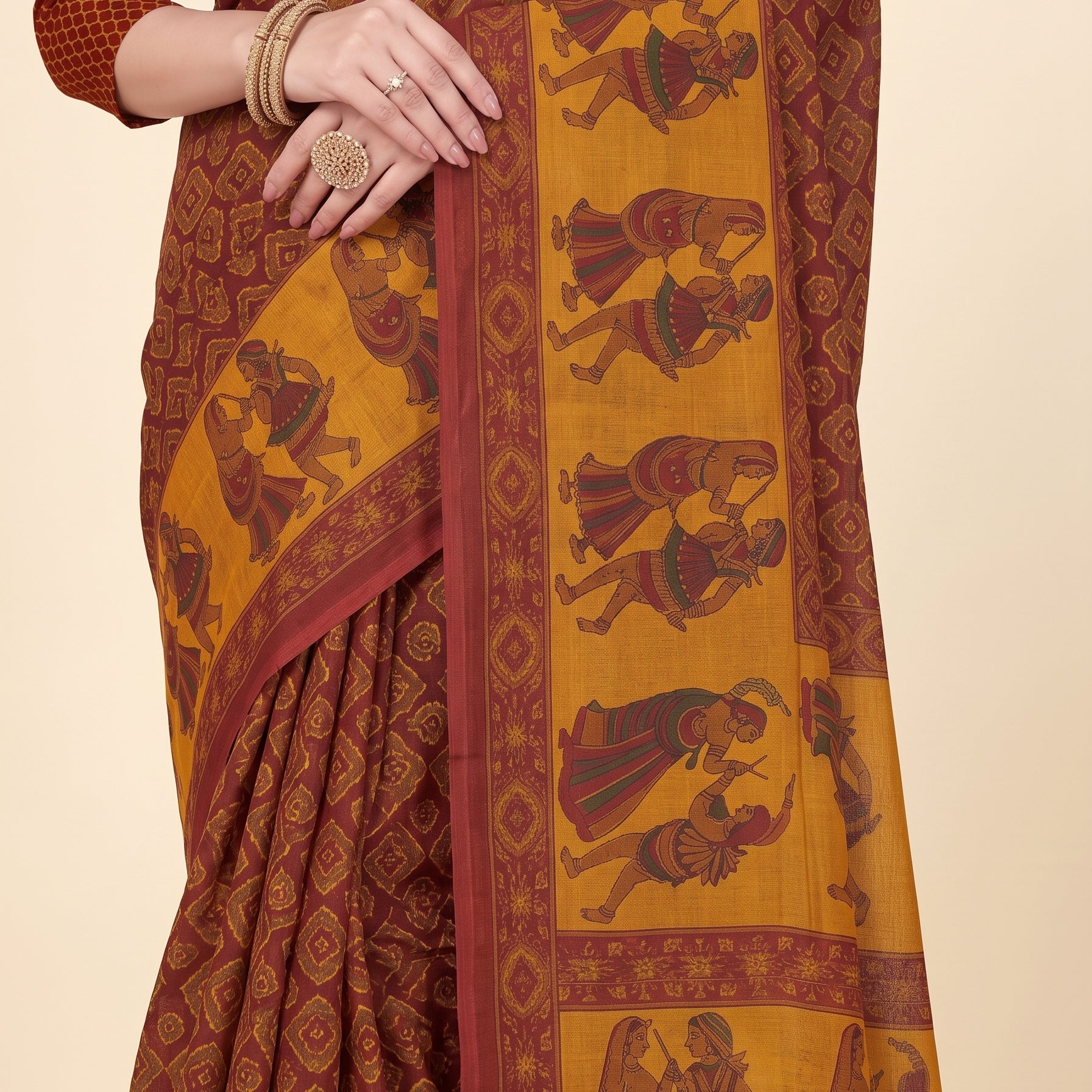 Pallu close-up [sku:KN-8727]