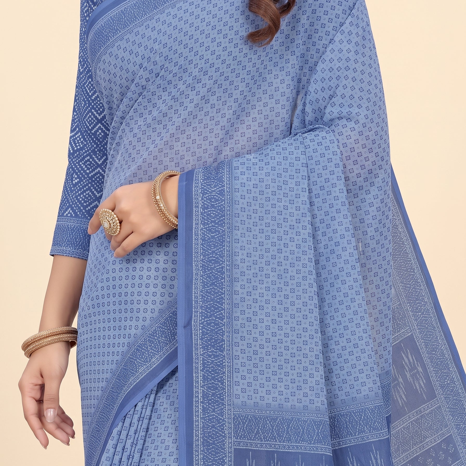Pallu close-up [sku:KN-9881]