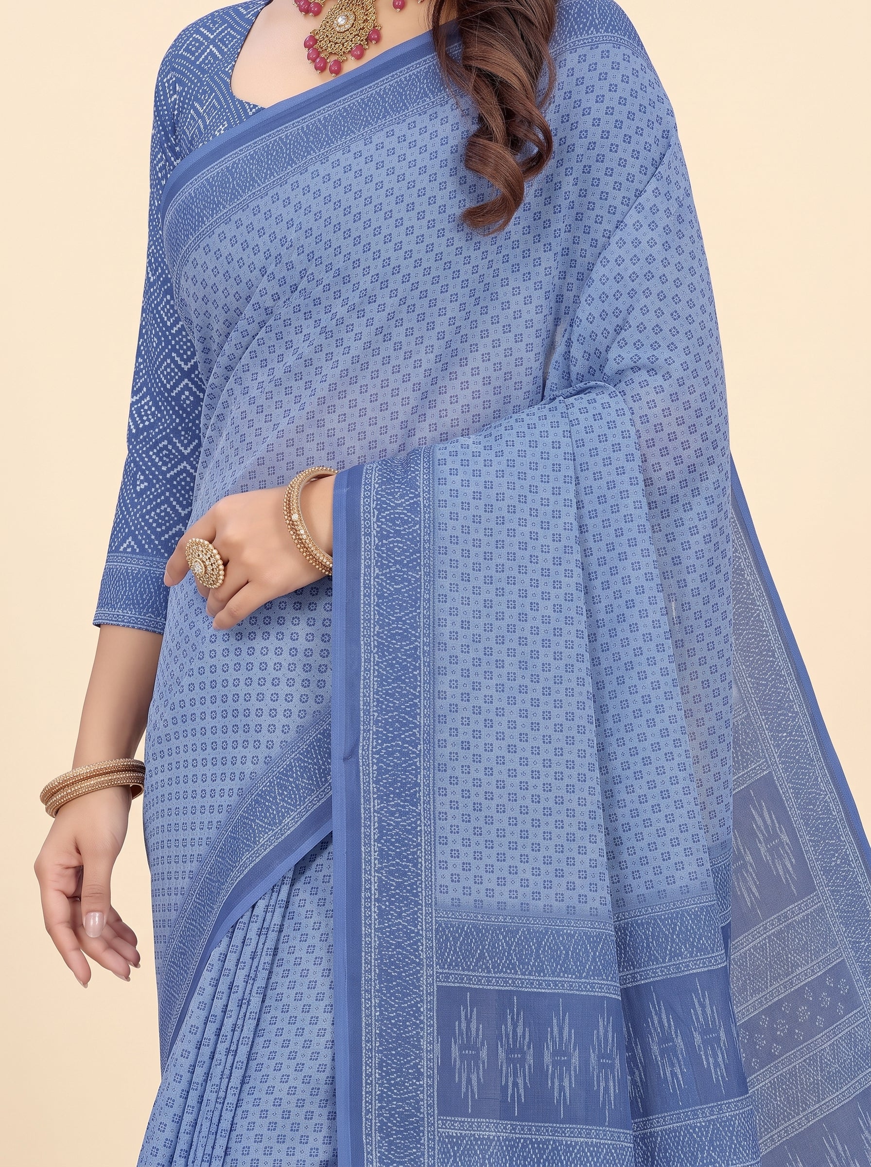 Pallu close-up [sku:KN-9881]