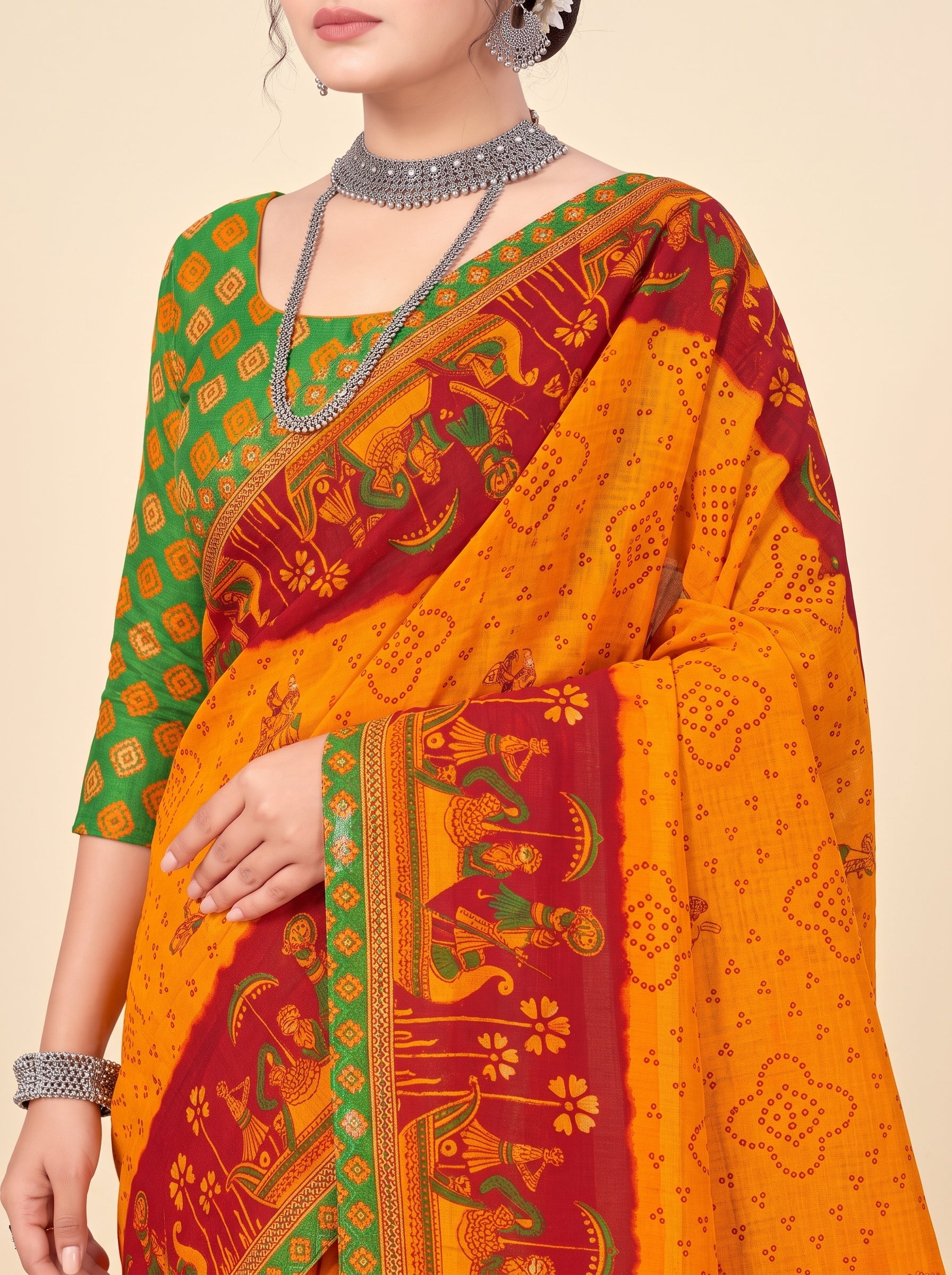 Pallu close-up [sku:KN-68489]