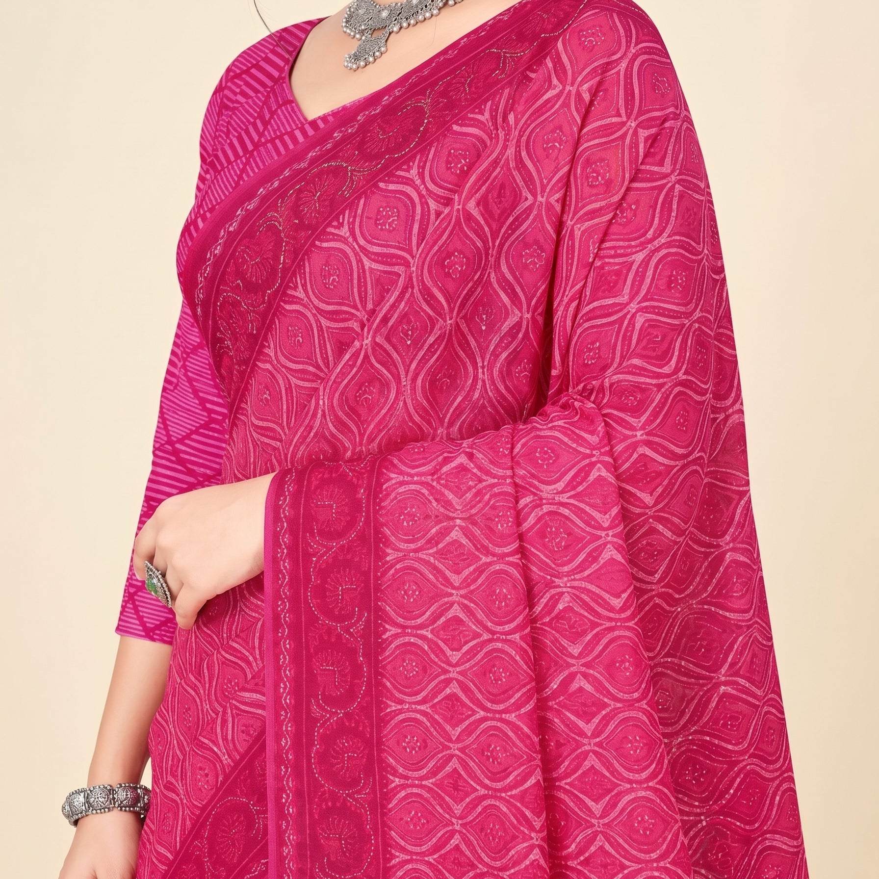 Pallu close-up