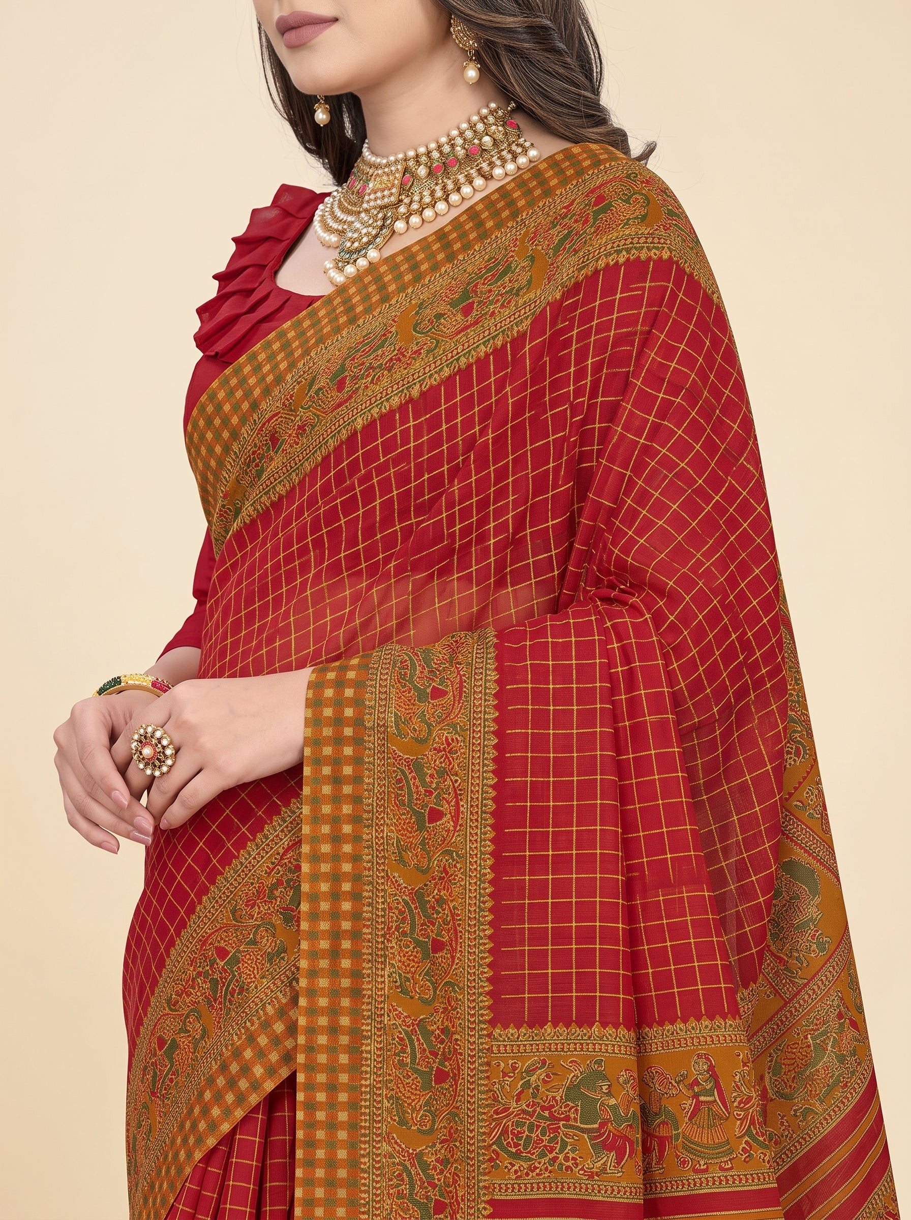 Shared pallu close-up [sku:BV-24797]