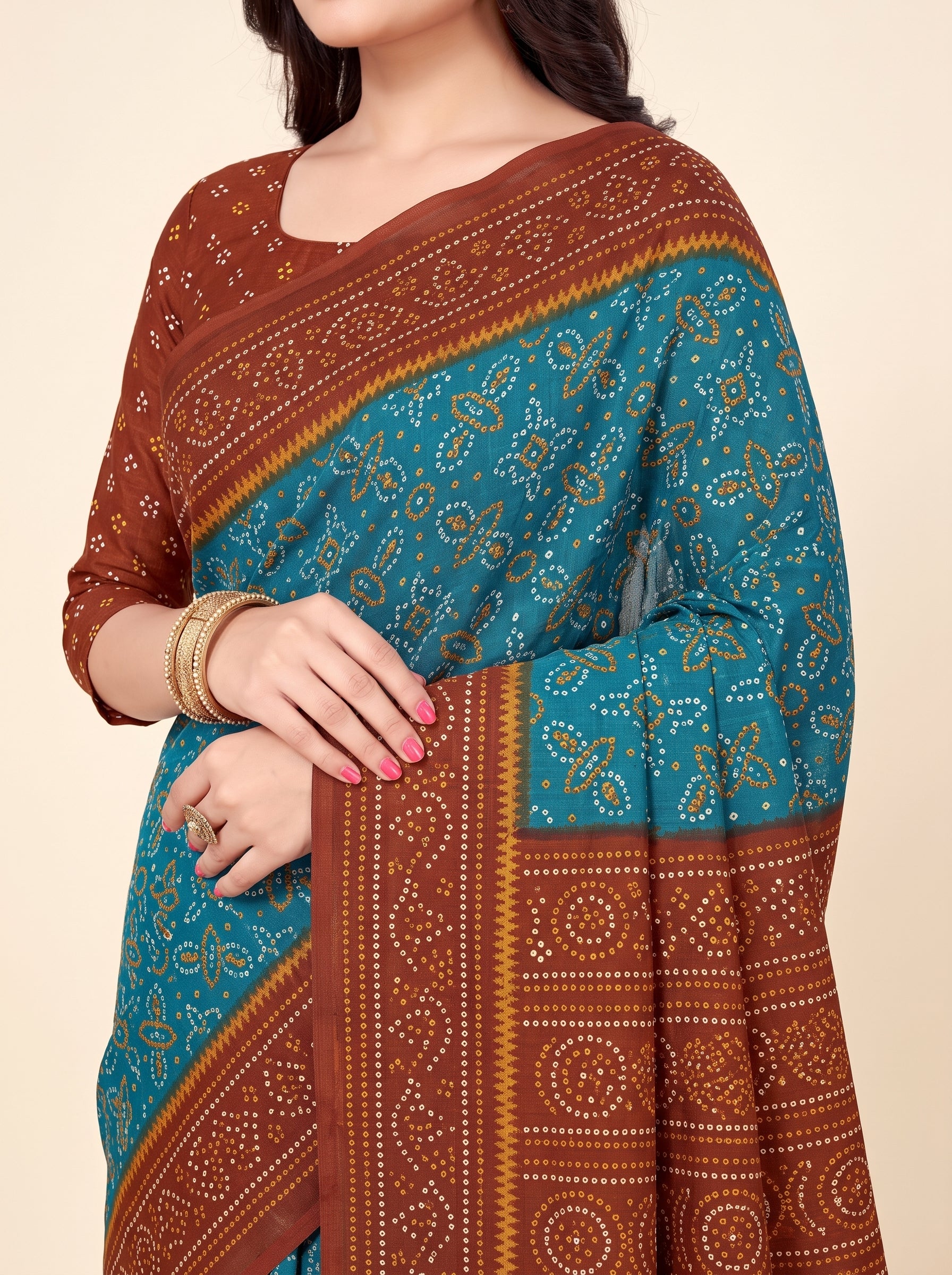 Shared pallu close-up [sku:KN-51895]