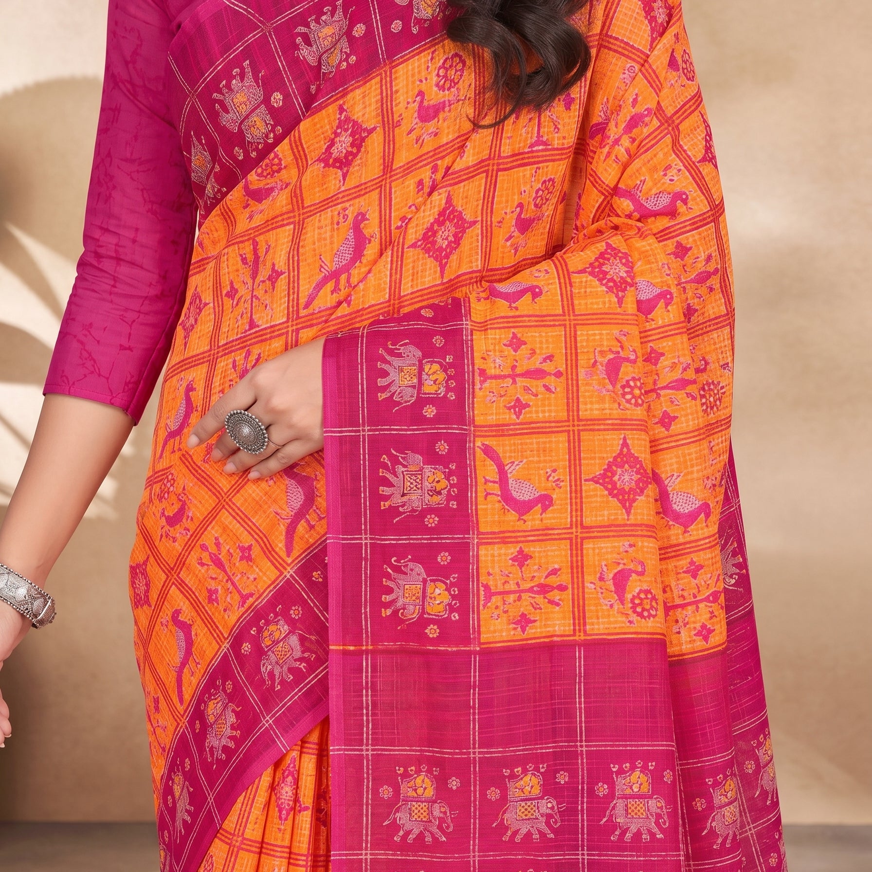 Pallu close-up