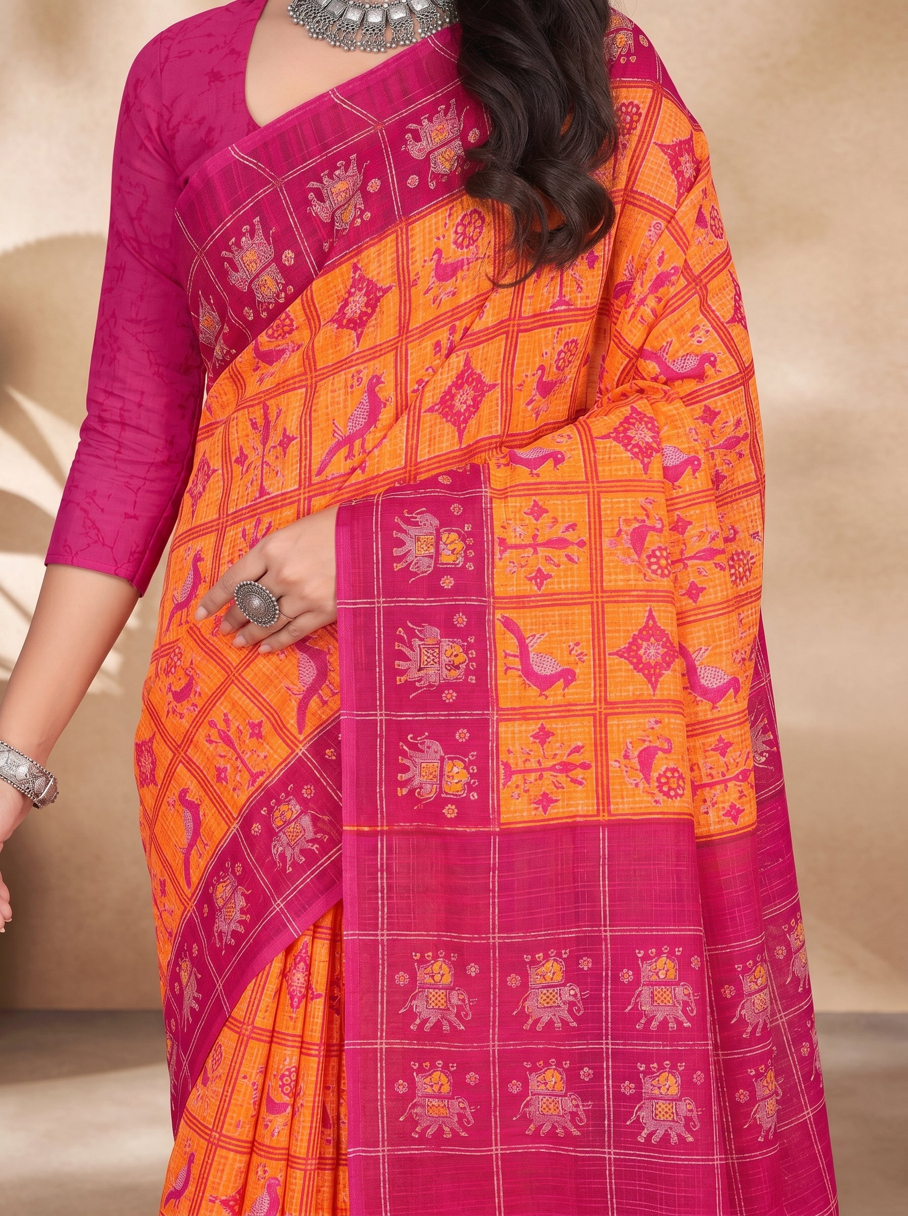Pallu close-up