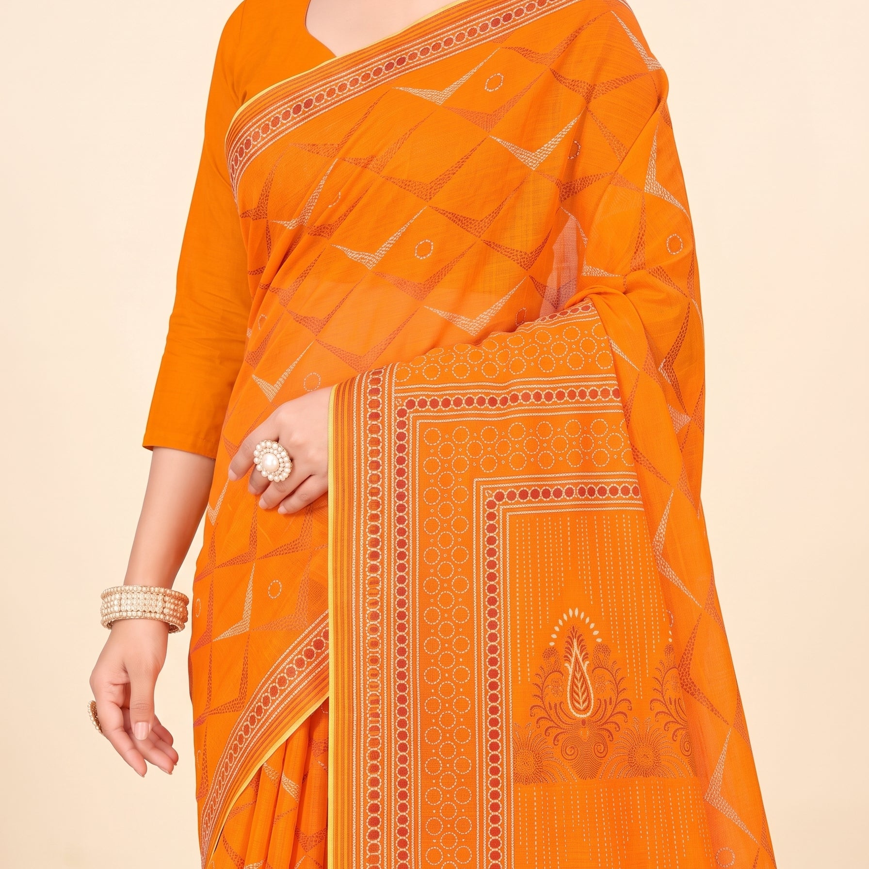 Shared pallu close-up [sku:KN-50821]