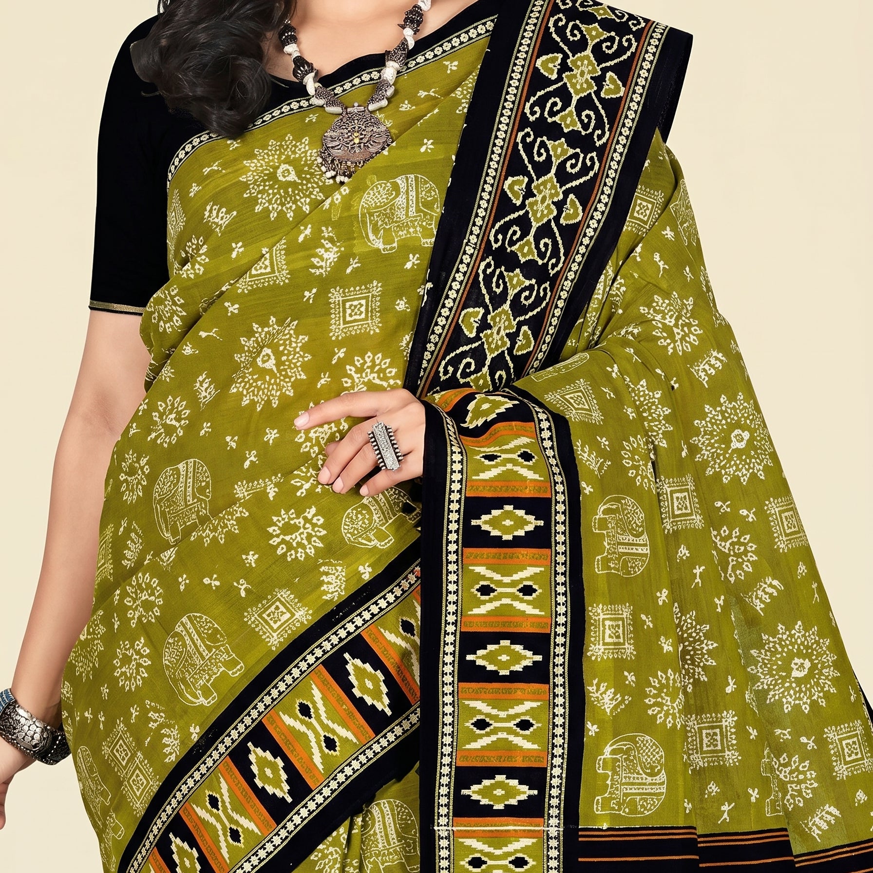 Pallu close-up