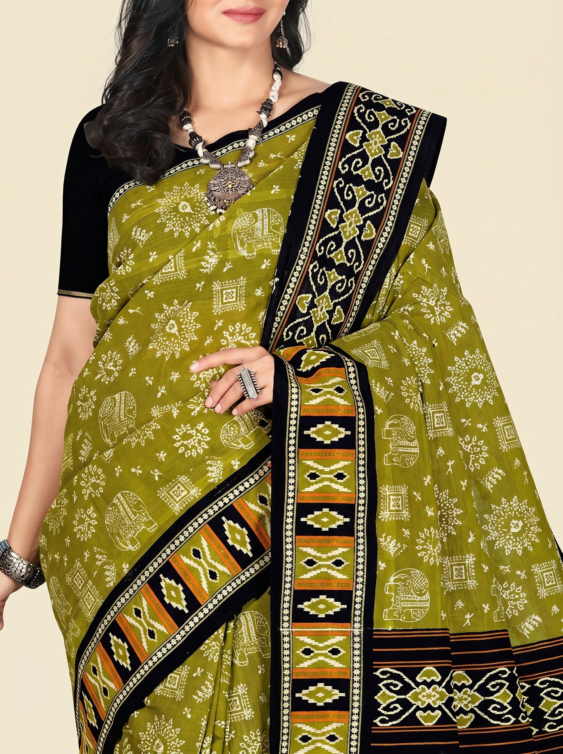 Pallu close-up