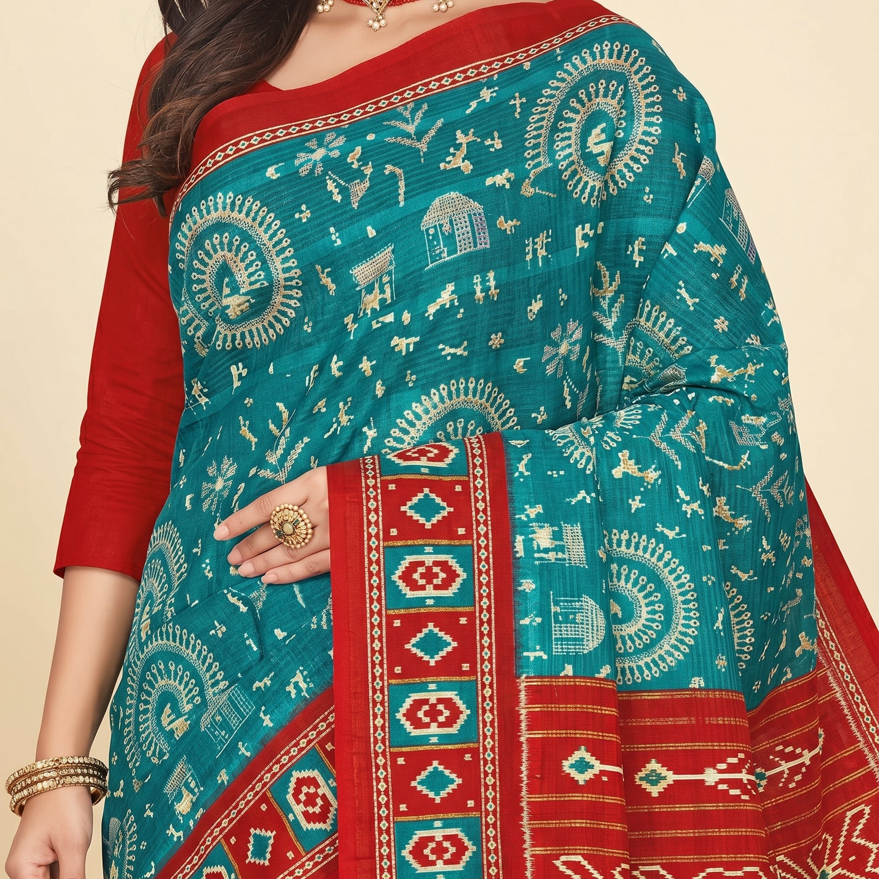 Pallu close-up