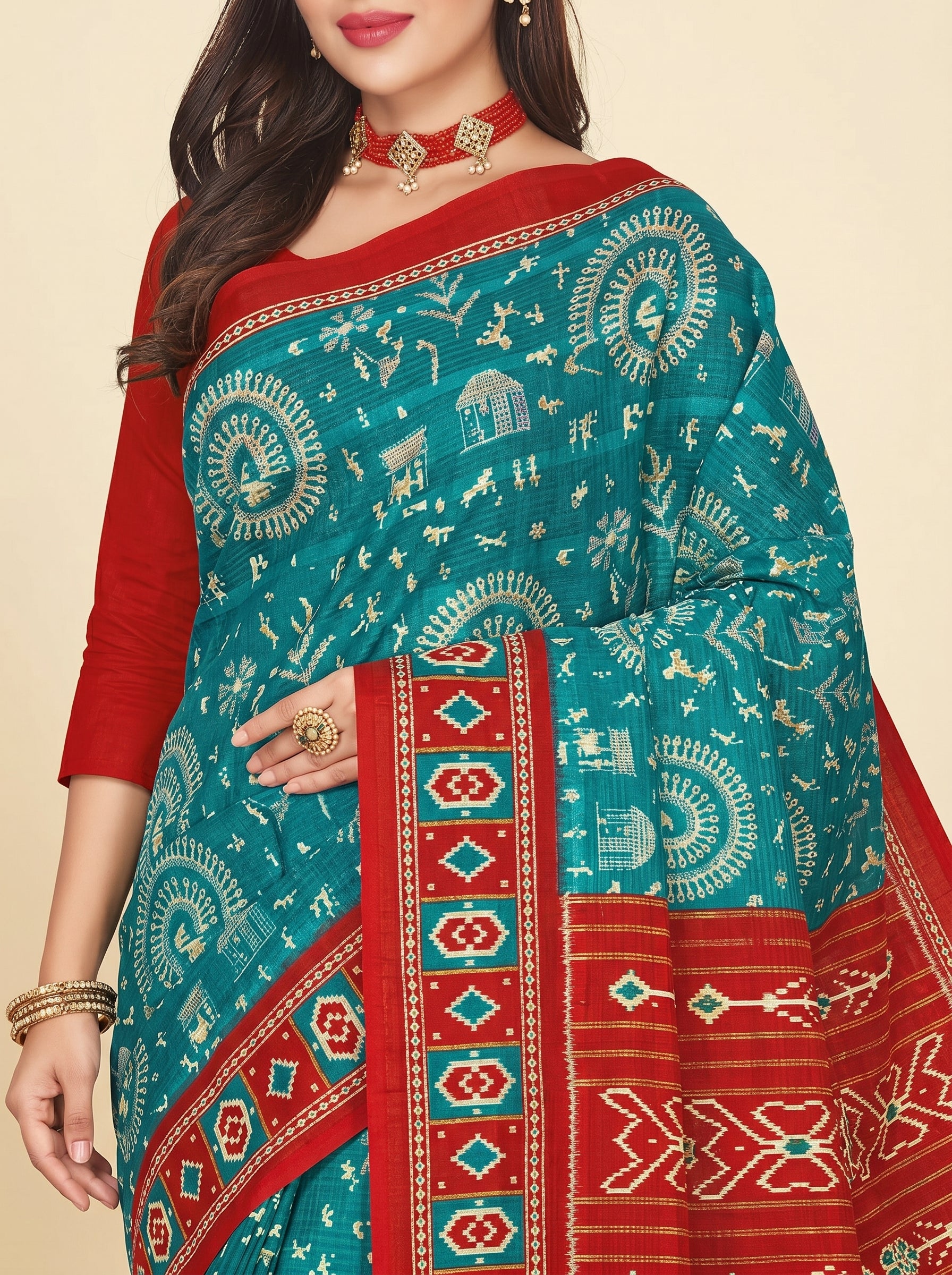 Pallu close-up