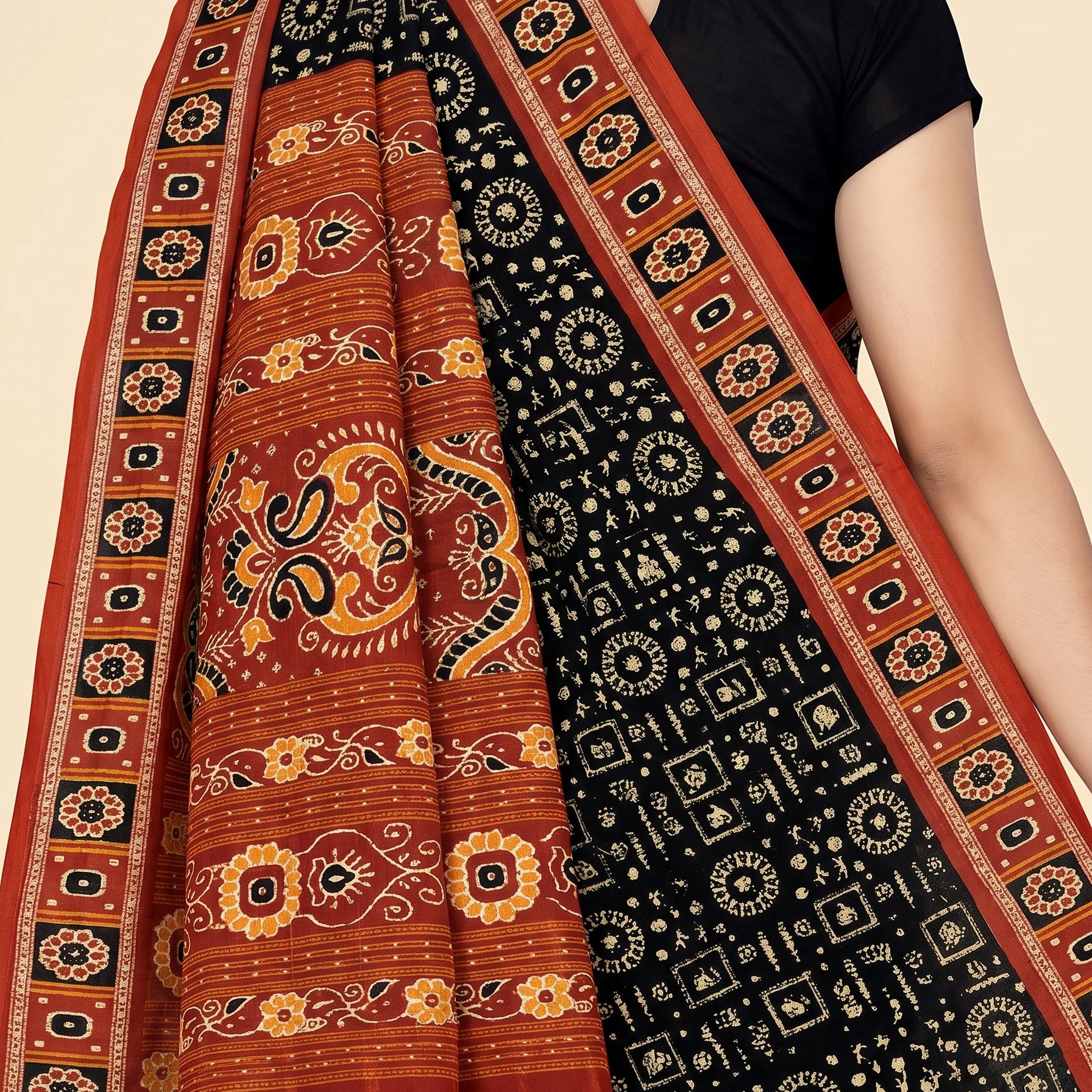 Pallu close-up
