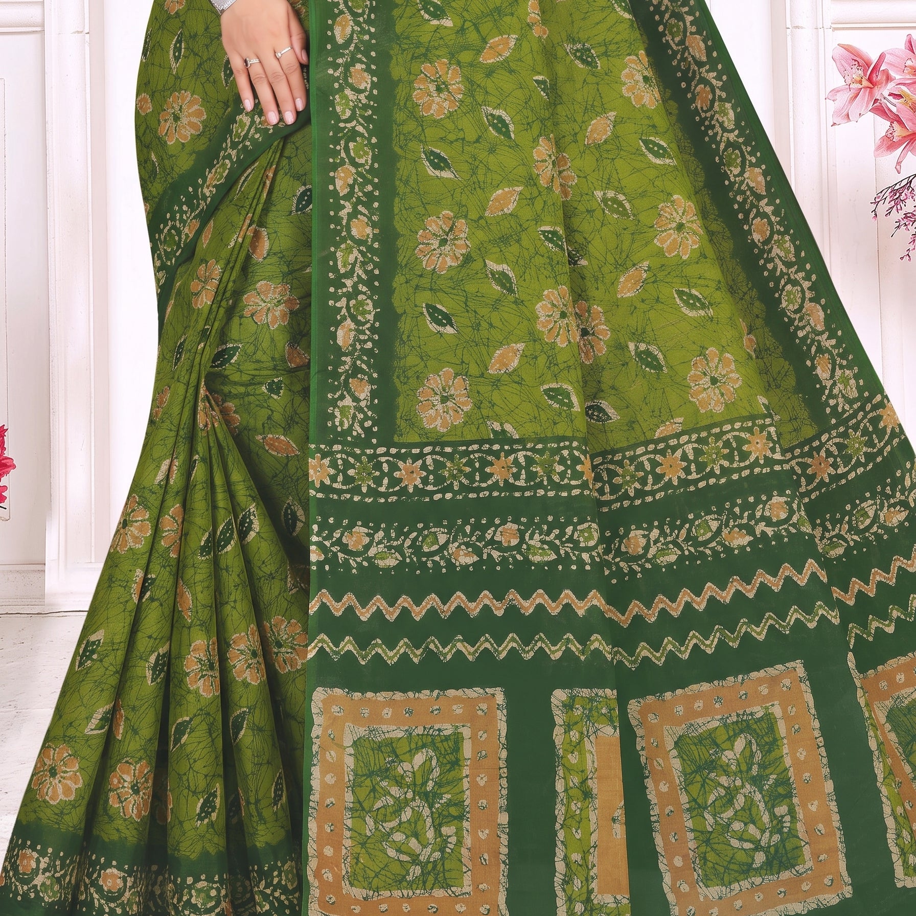 Shared pallu close-up [sku:KN-67520]
