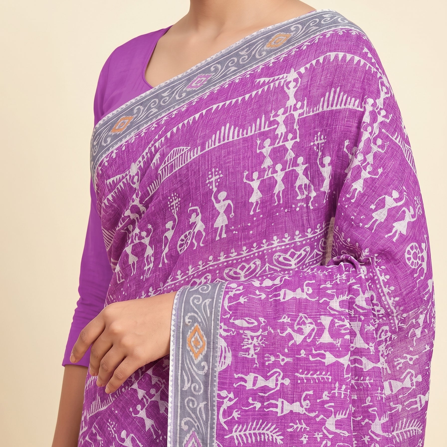 Pallu close-up