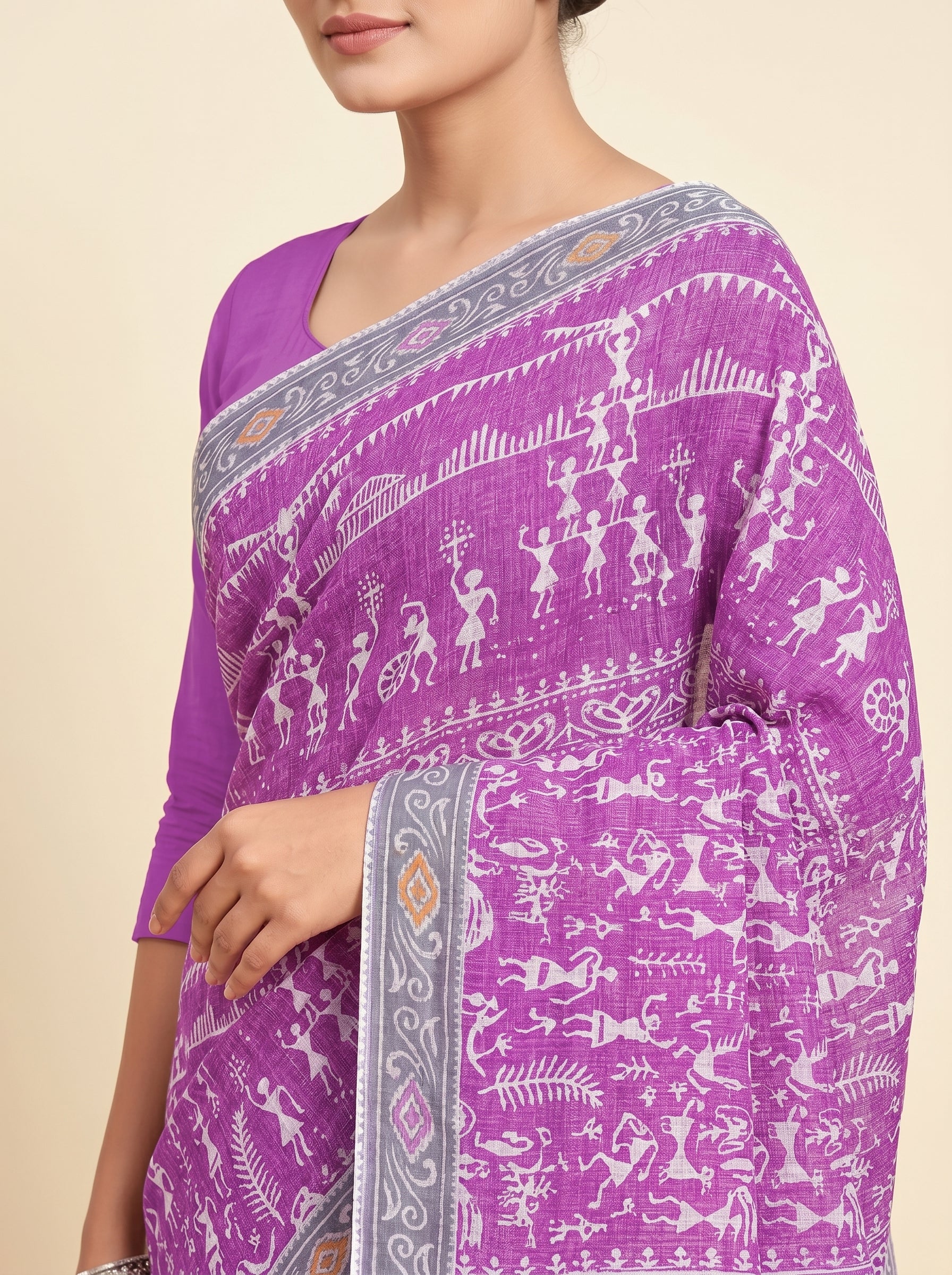 Pallu close-up