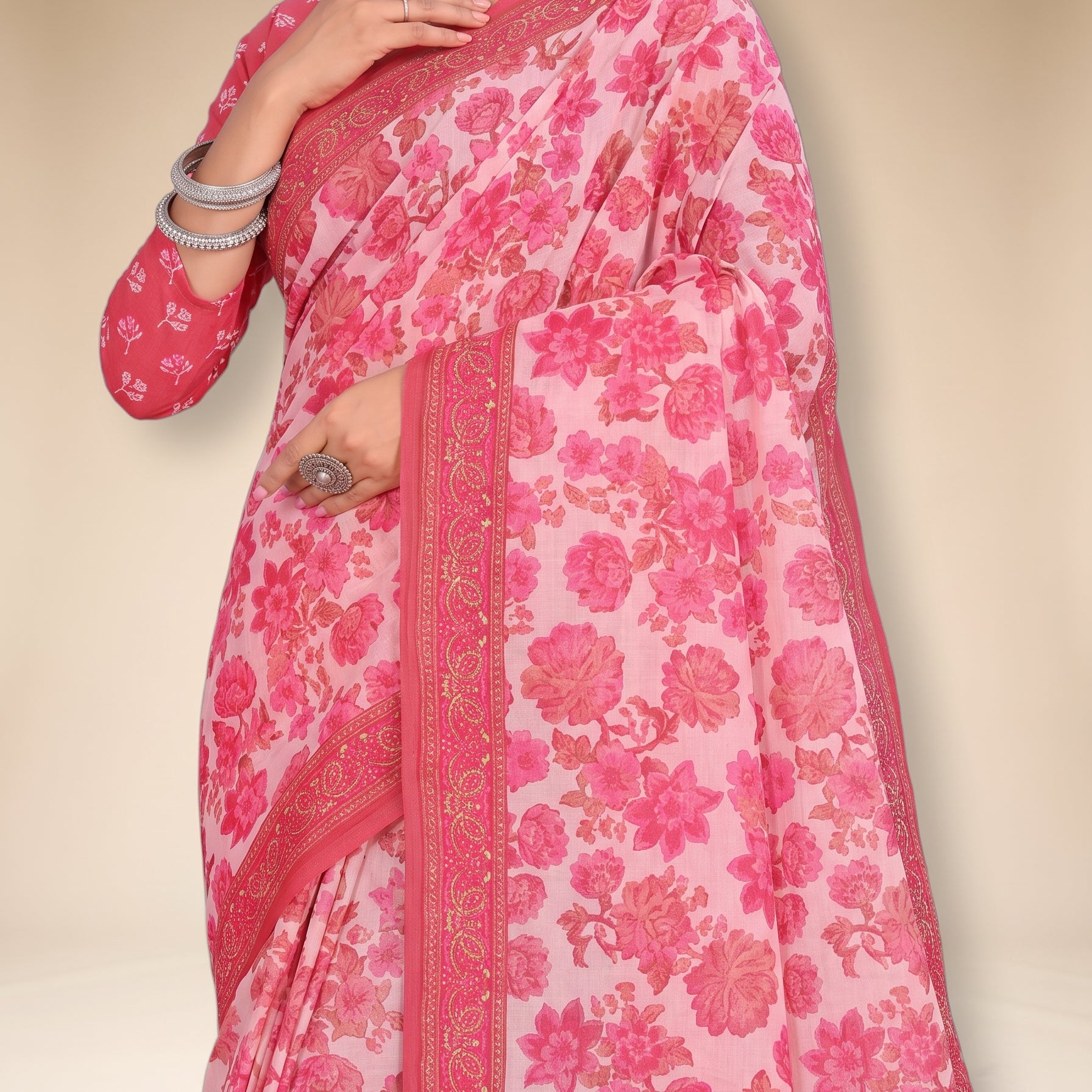 Shared pallu close-up [sku:KN-66603]