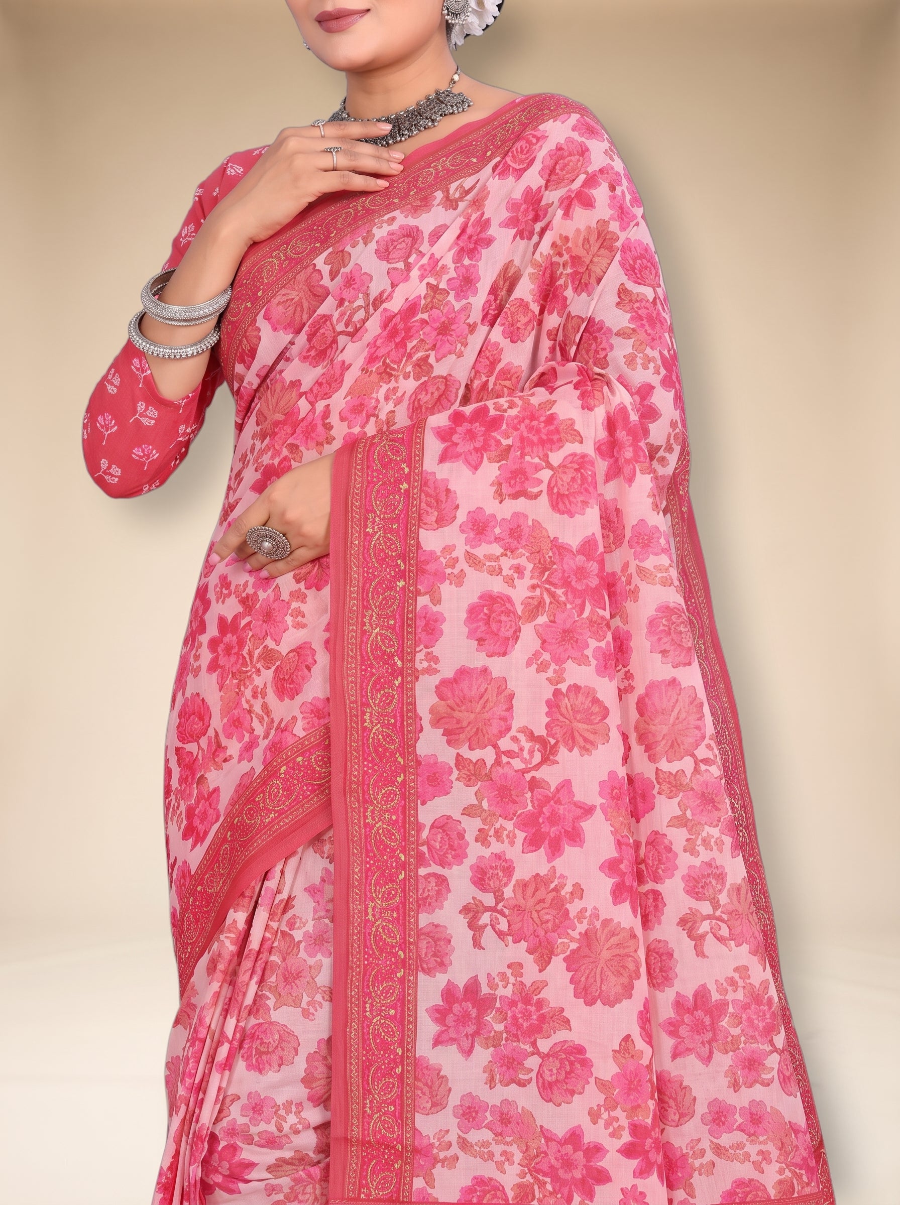 Shared pallu close-up [sku:KN-66603]