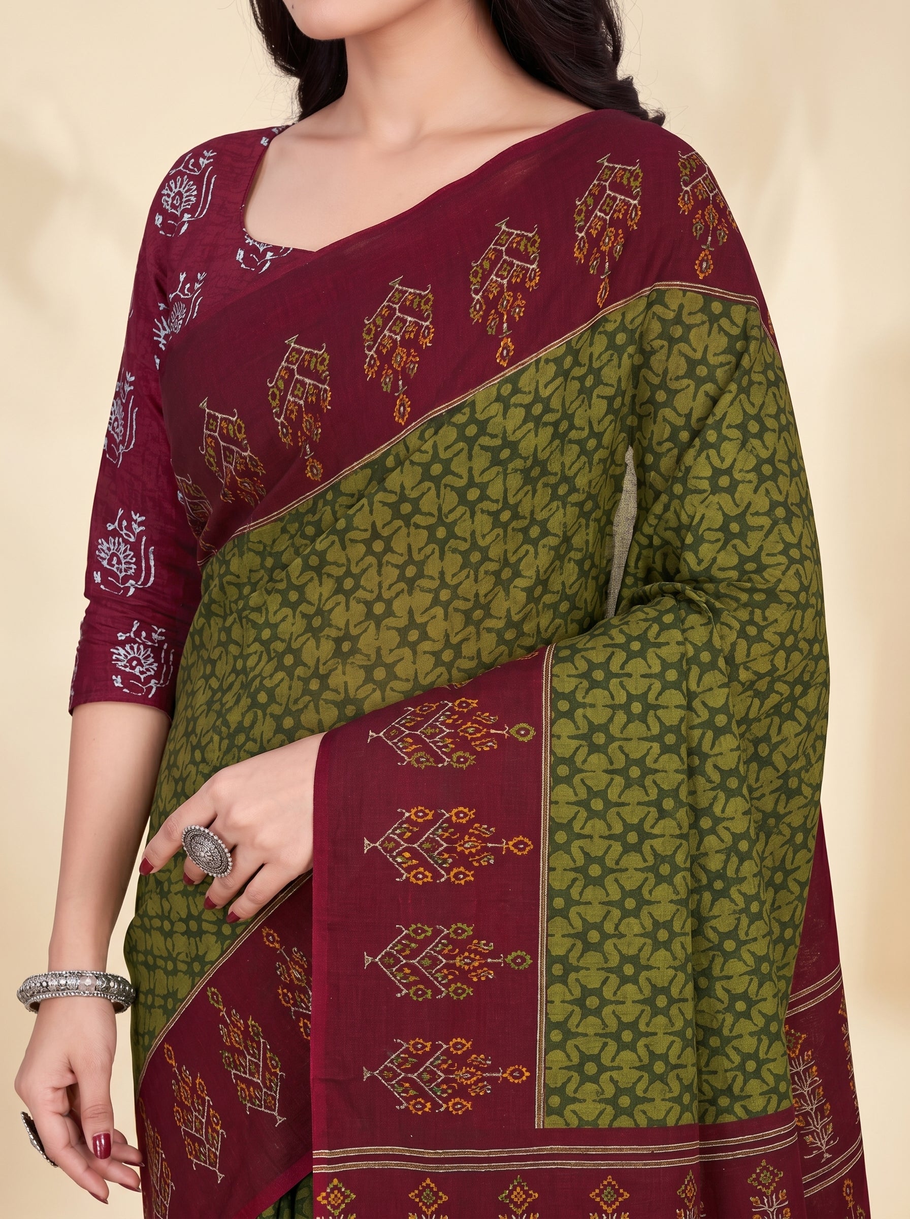 Pallu close-up