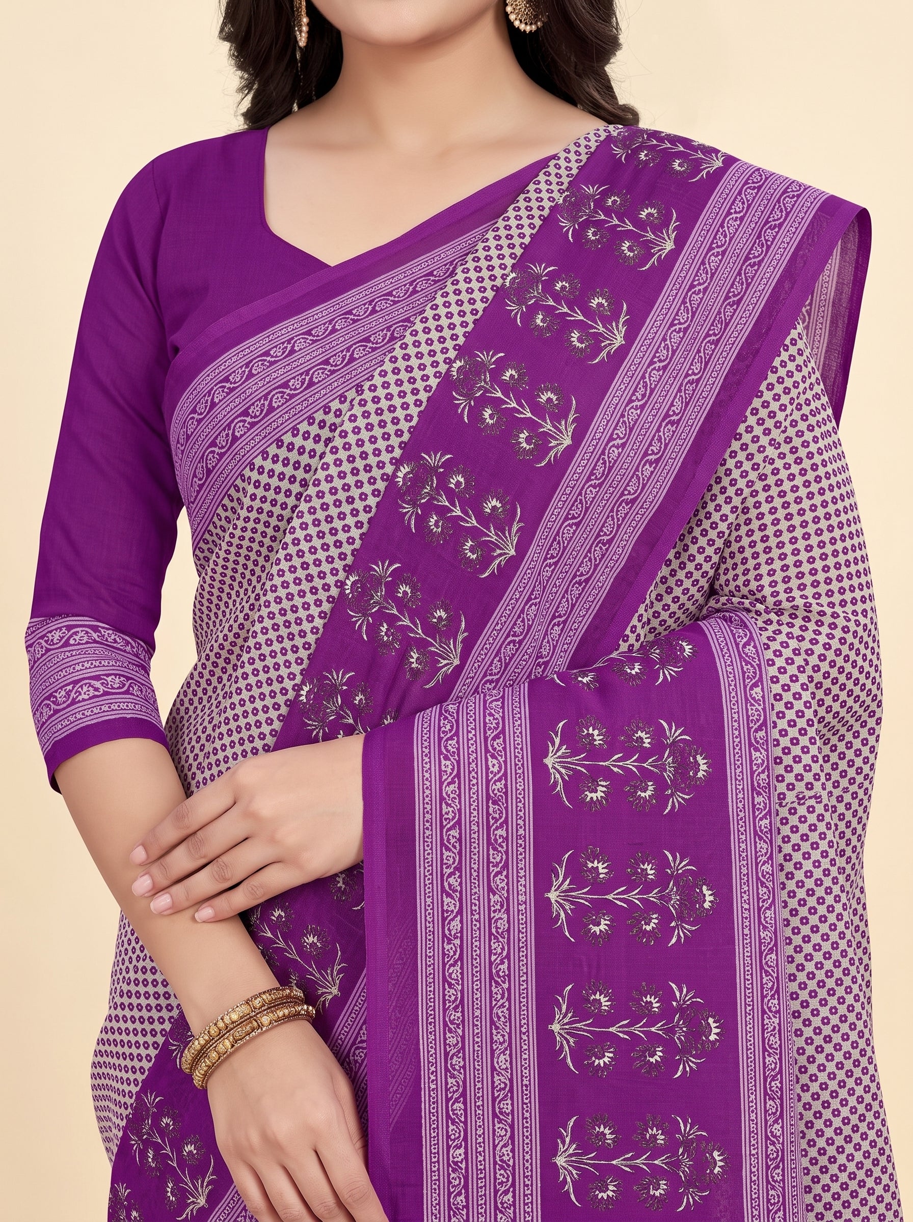 Shared pallu close-up [sku:BV-24834]