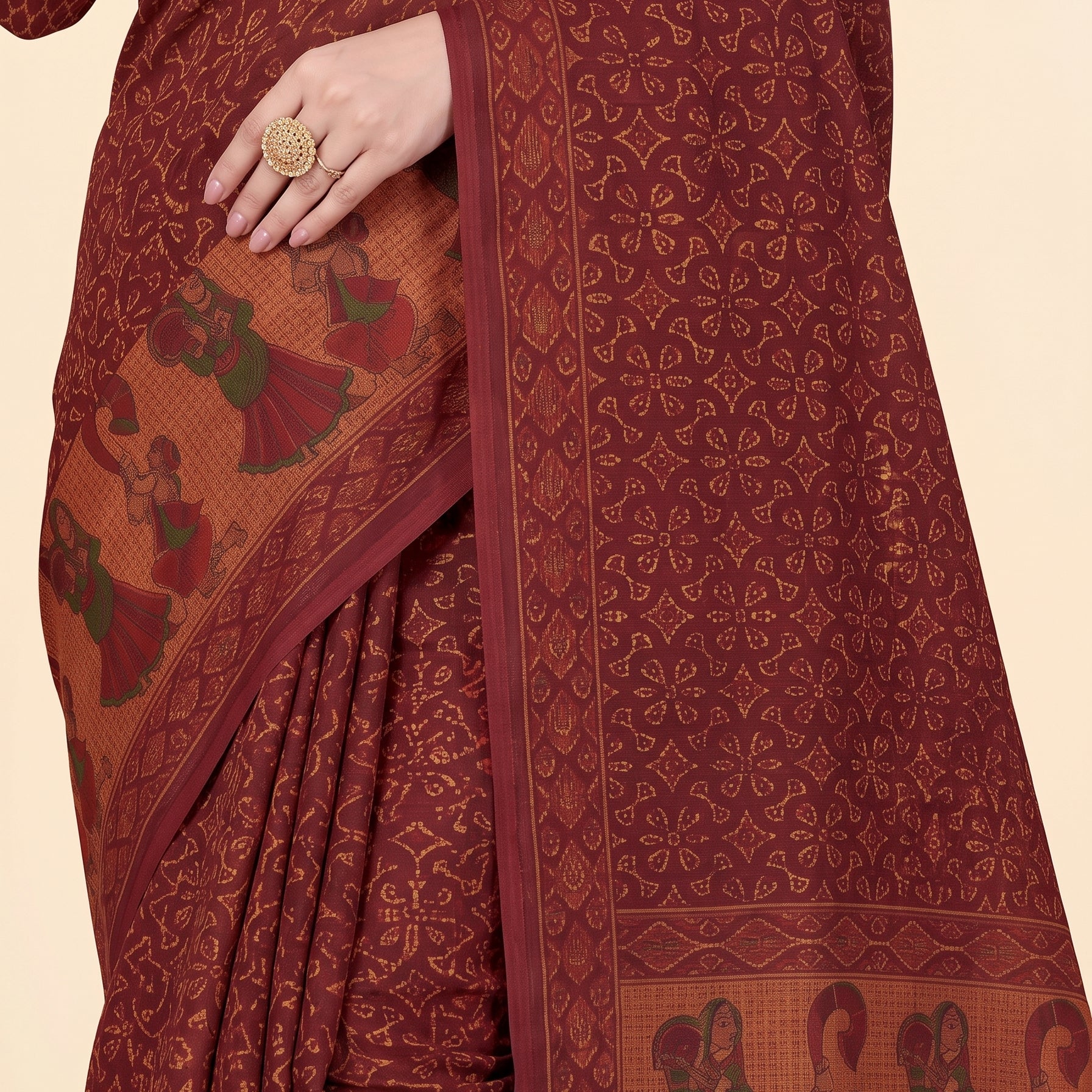 Pallu close-up [sku:KN-8722]