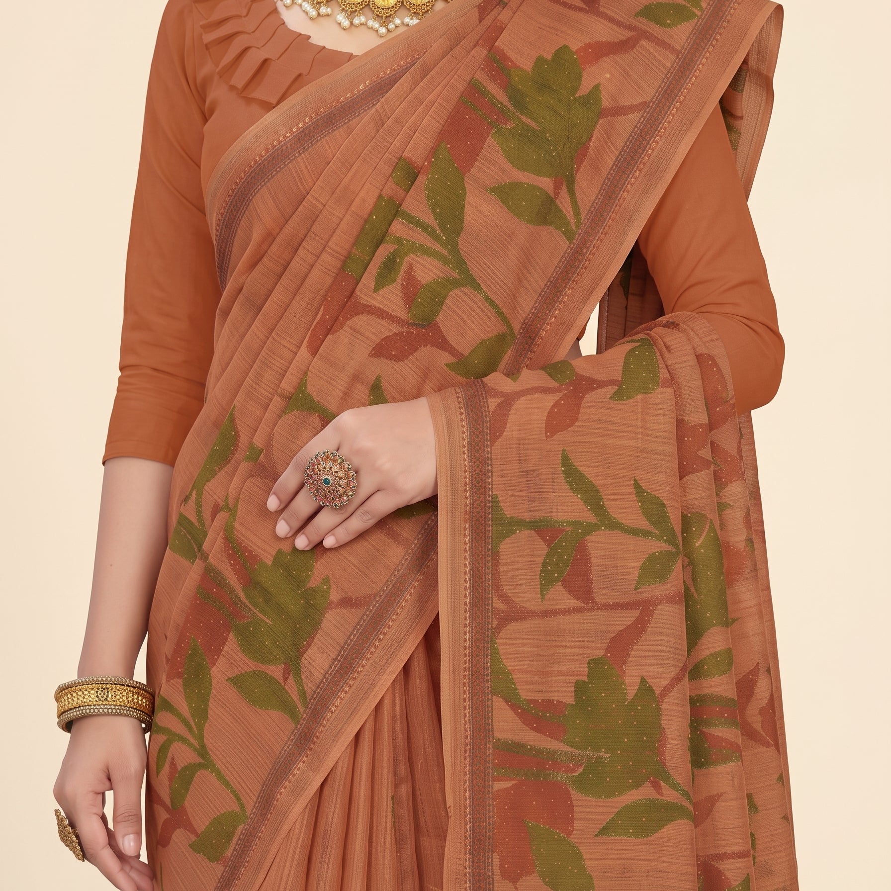Shared pallu close-up [sku:BV-24406]