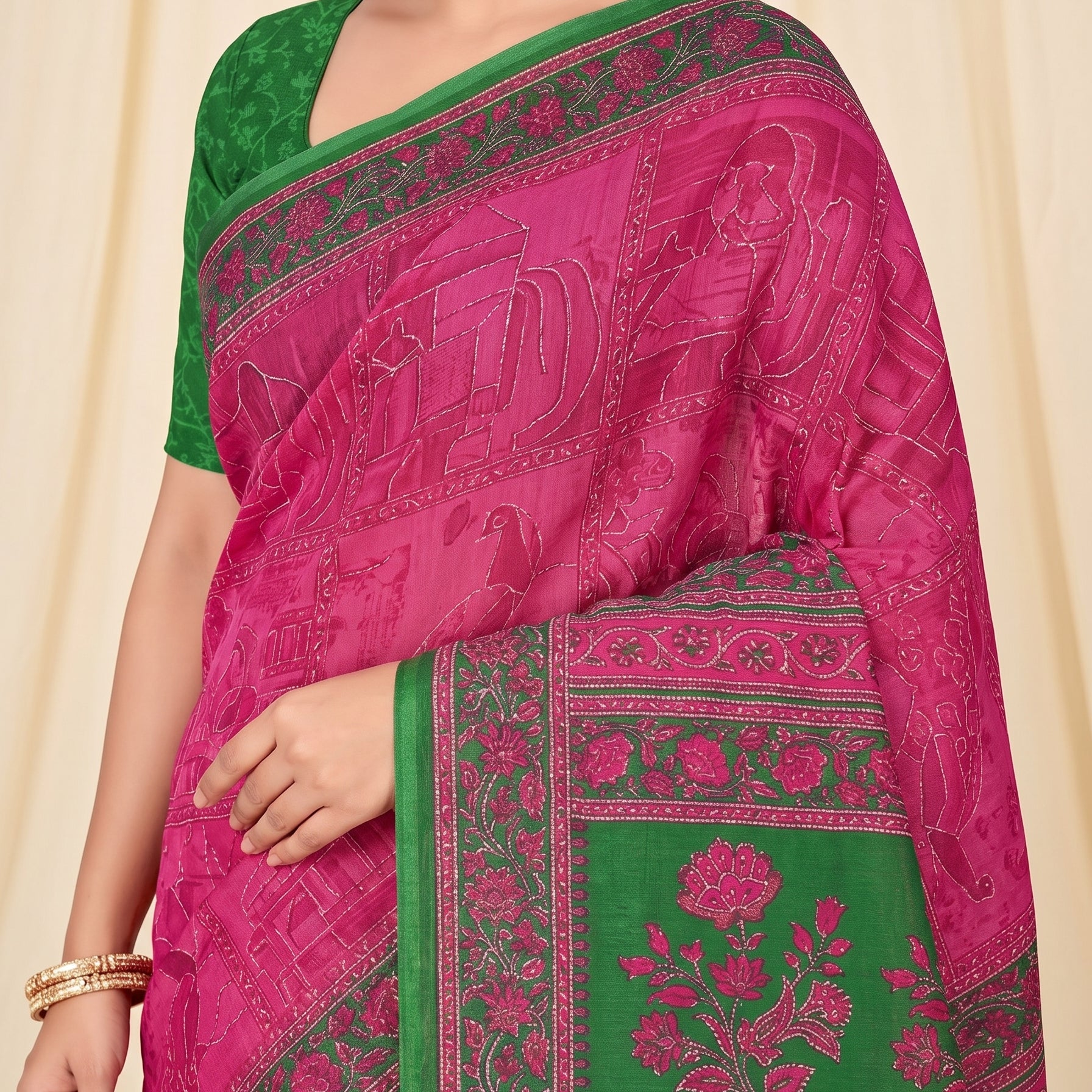 Pallu close-up [sku:KN-66522]