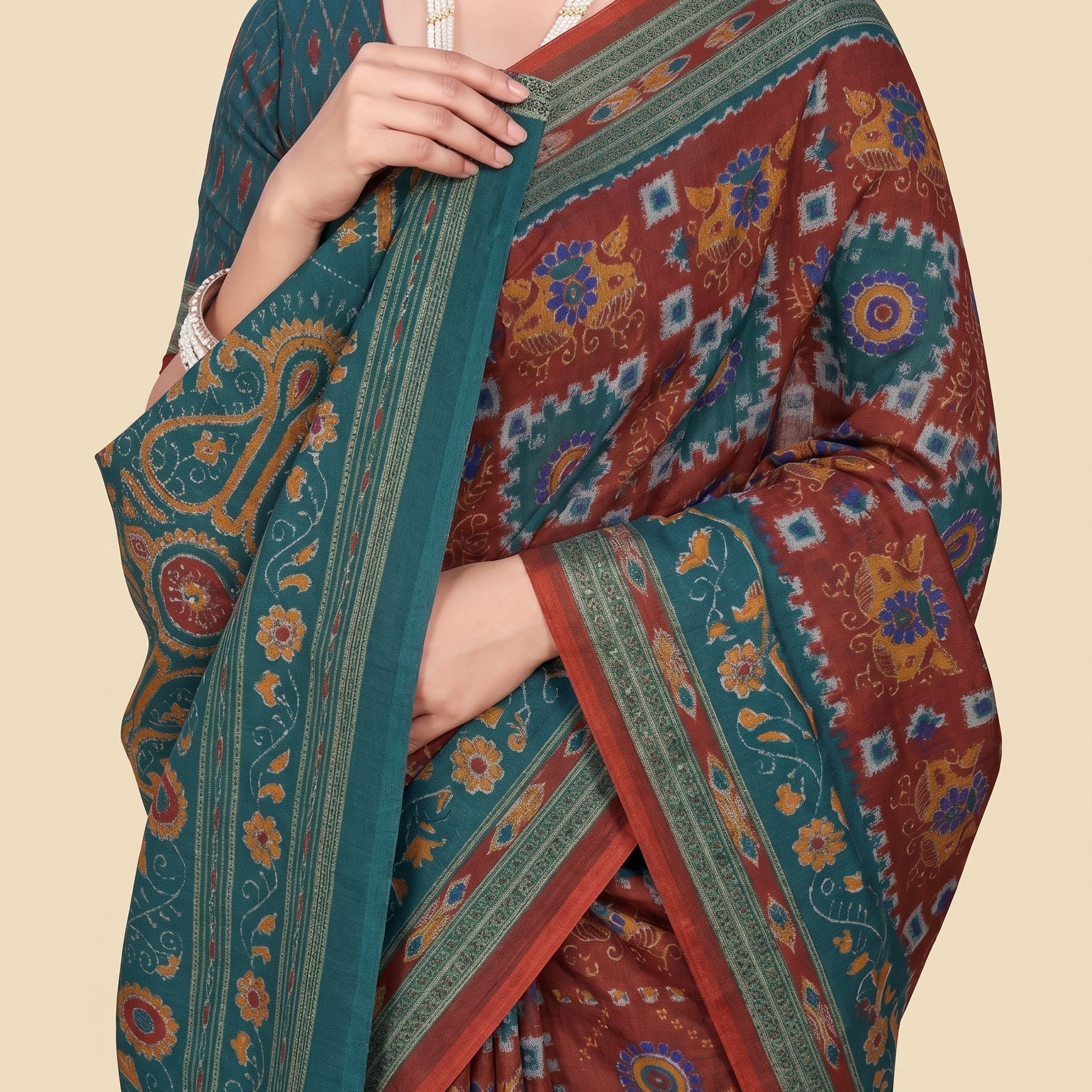 Pallu close-up