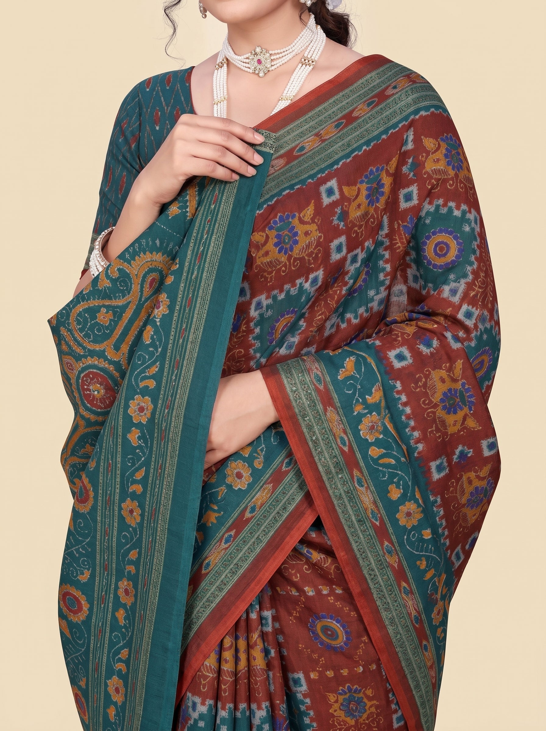 Pallu close-up
