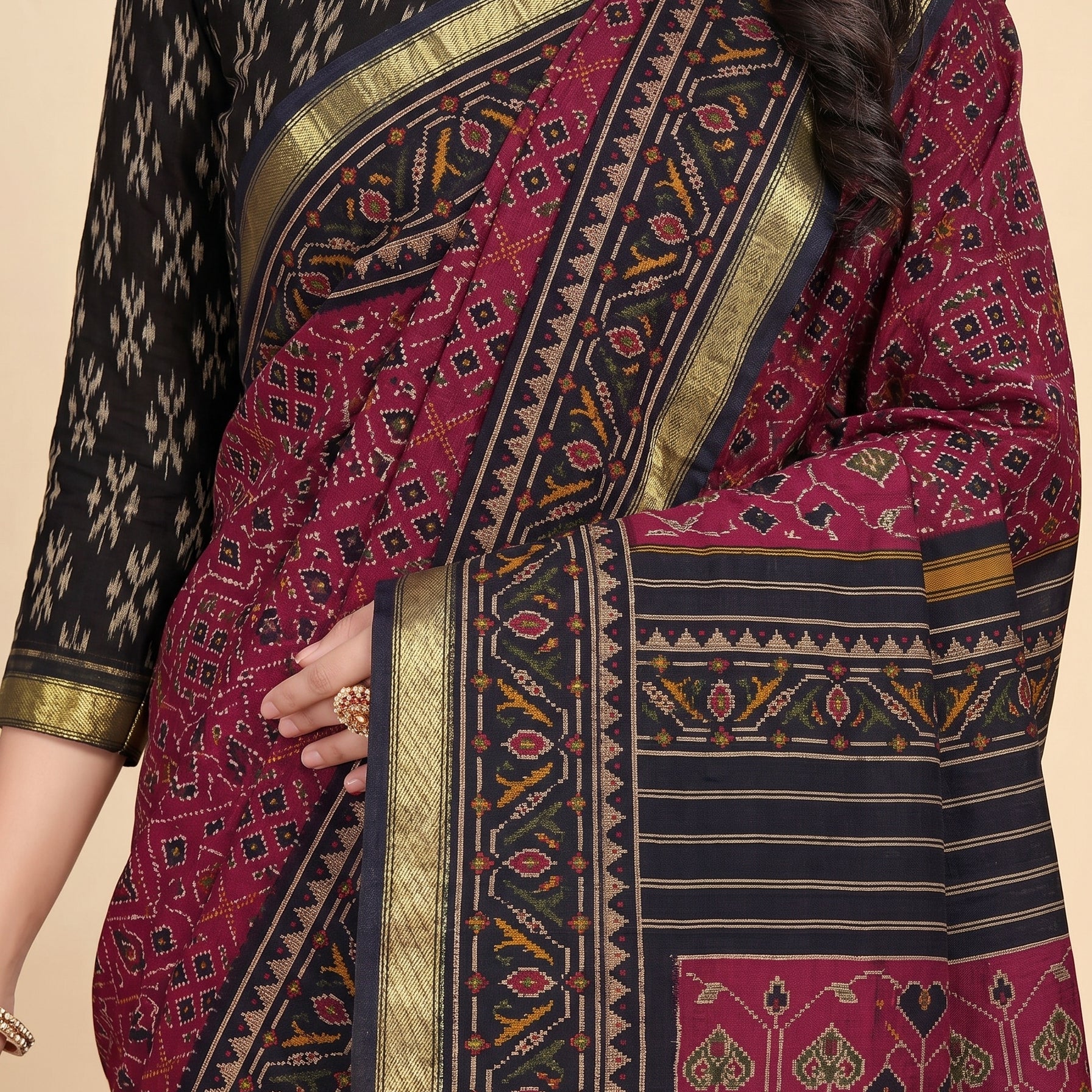 Pallu close-up [sku:JA 13697]