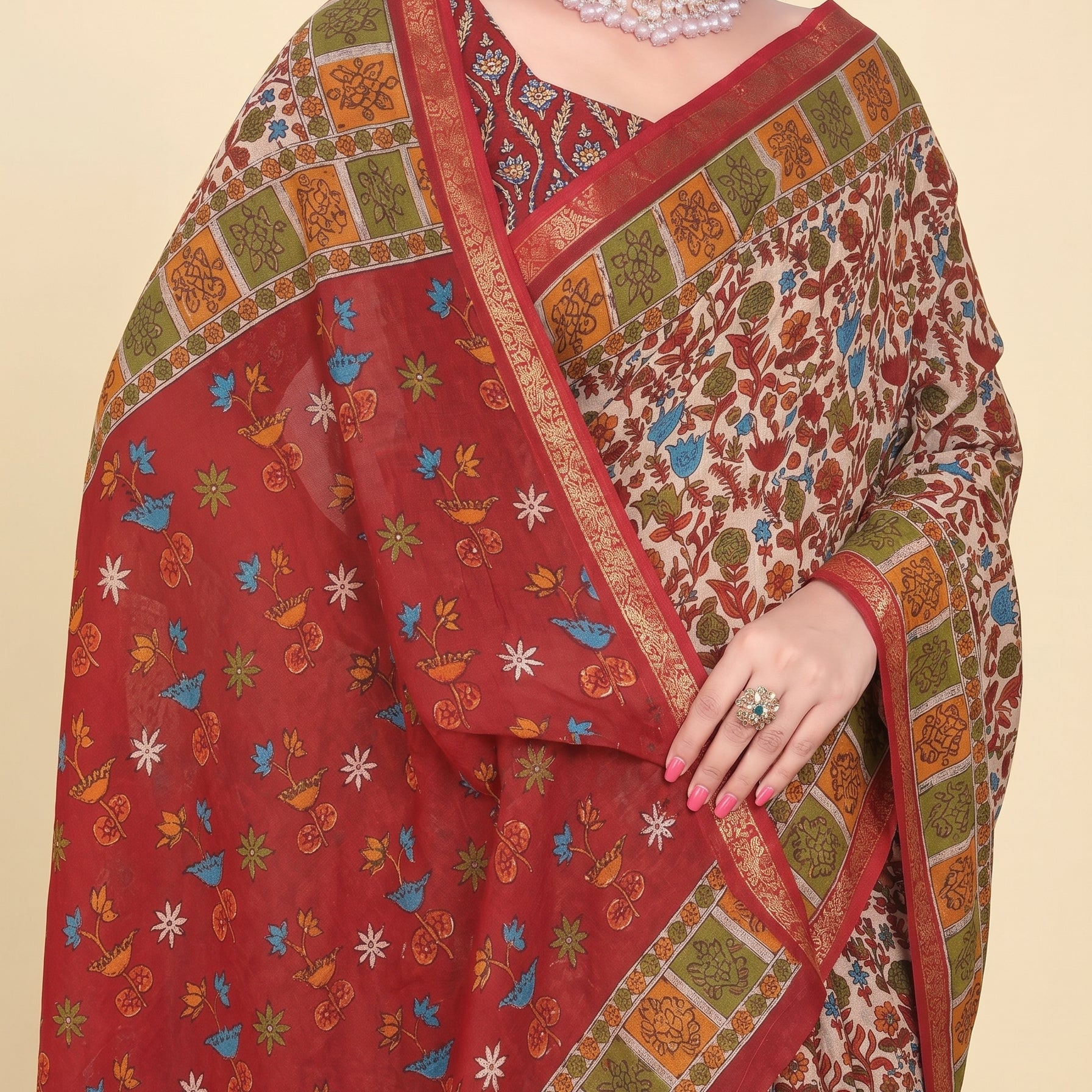 Shared pallu close-up [sku:JA 14295]