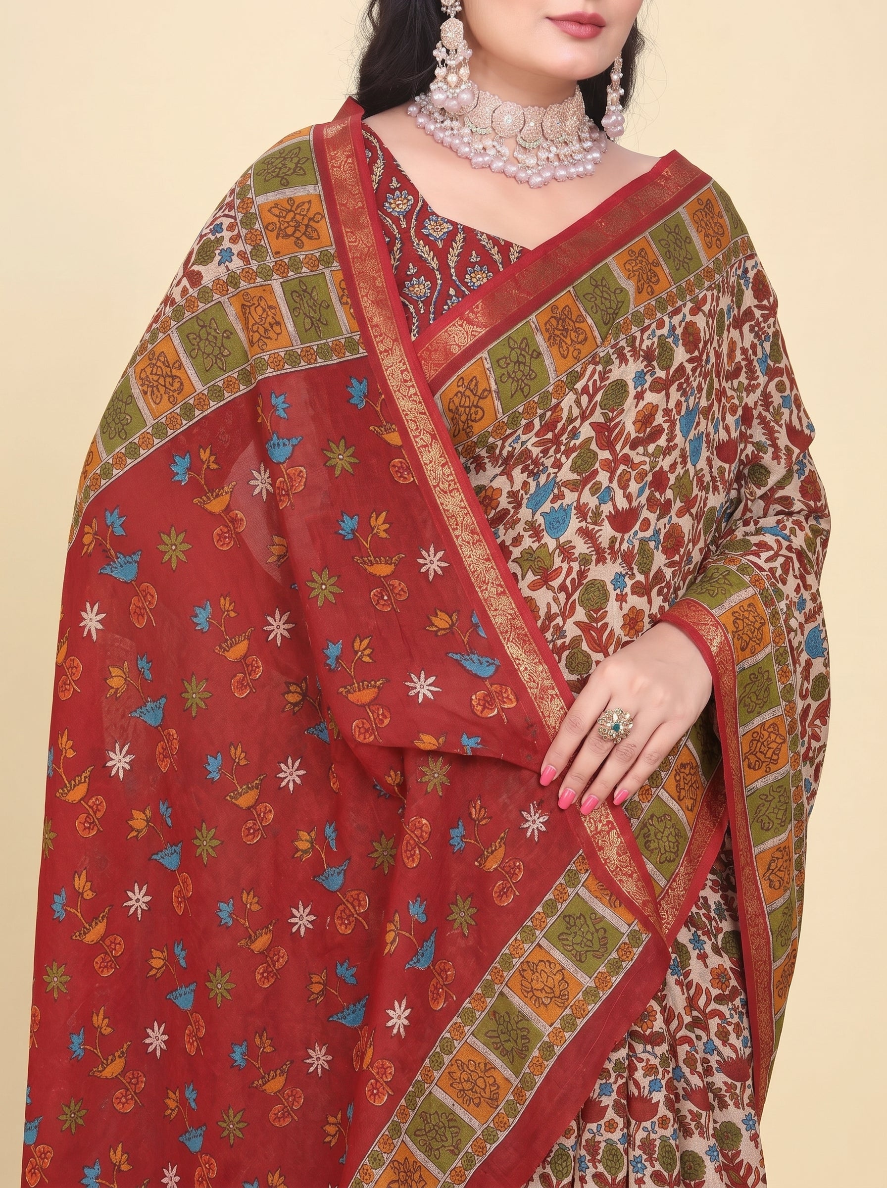 Shared pallu close-up [sku:JA 14295]