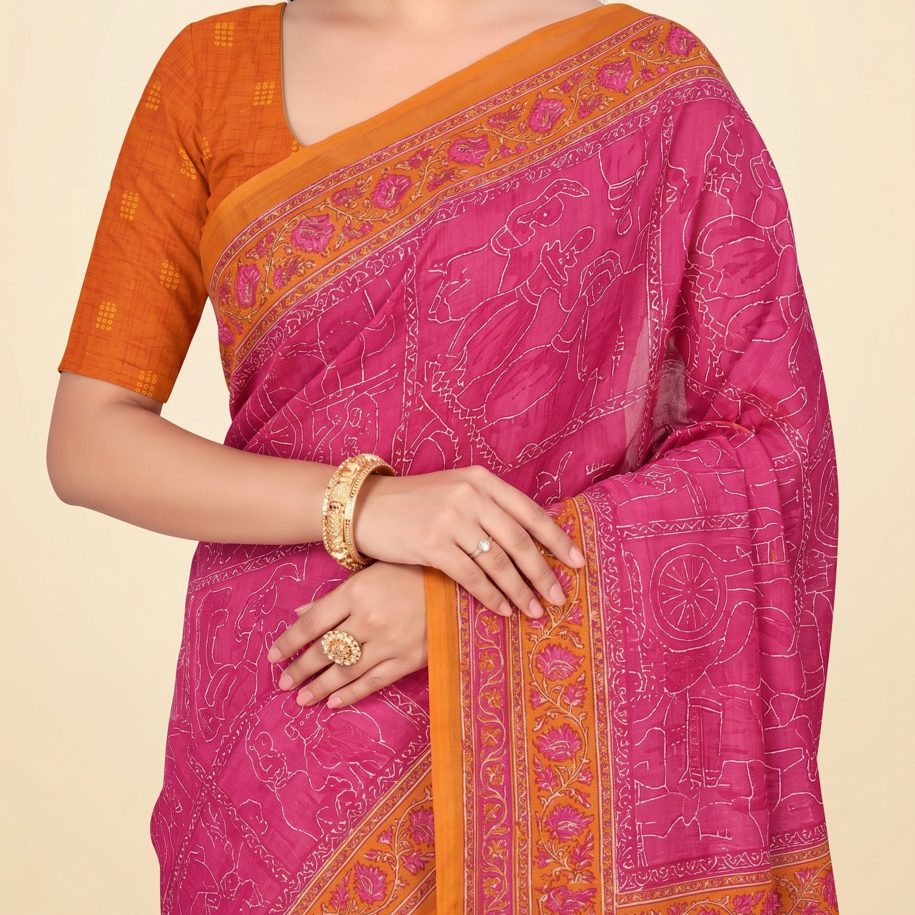 Pallu close-up [sku:KN-66519]