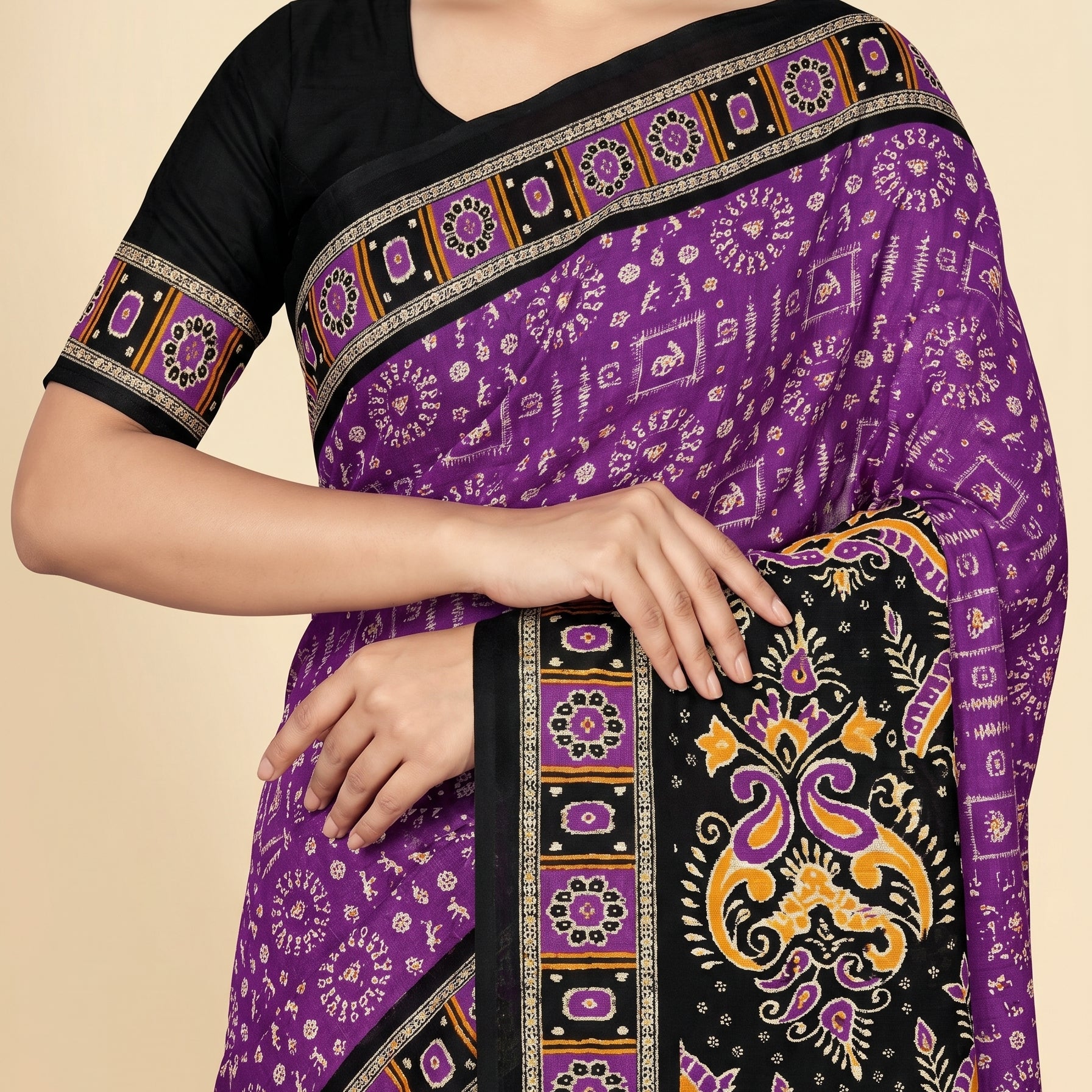 Pallu close-up
