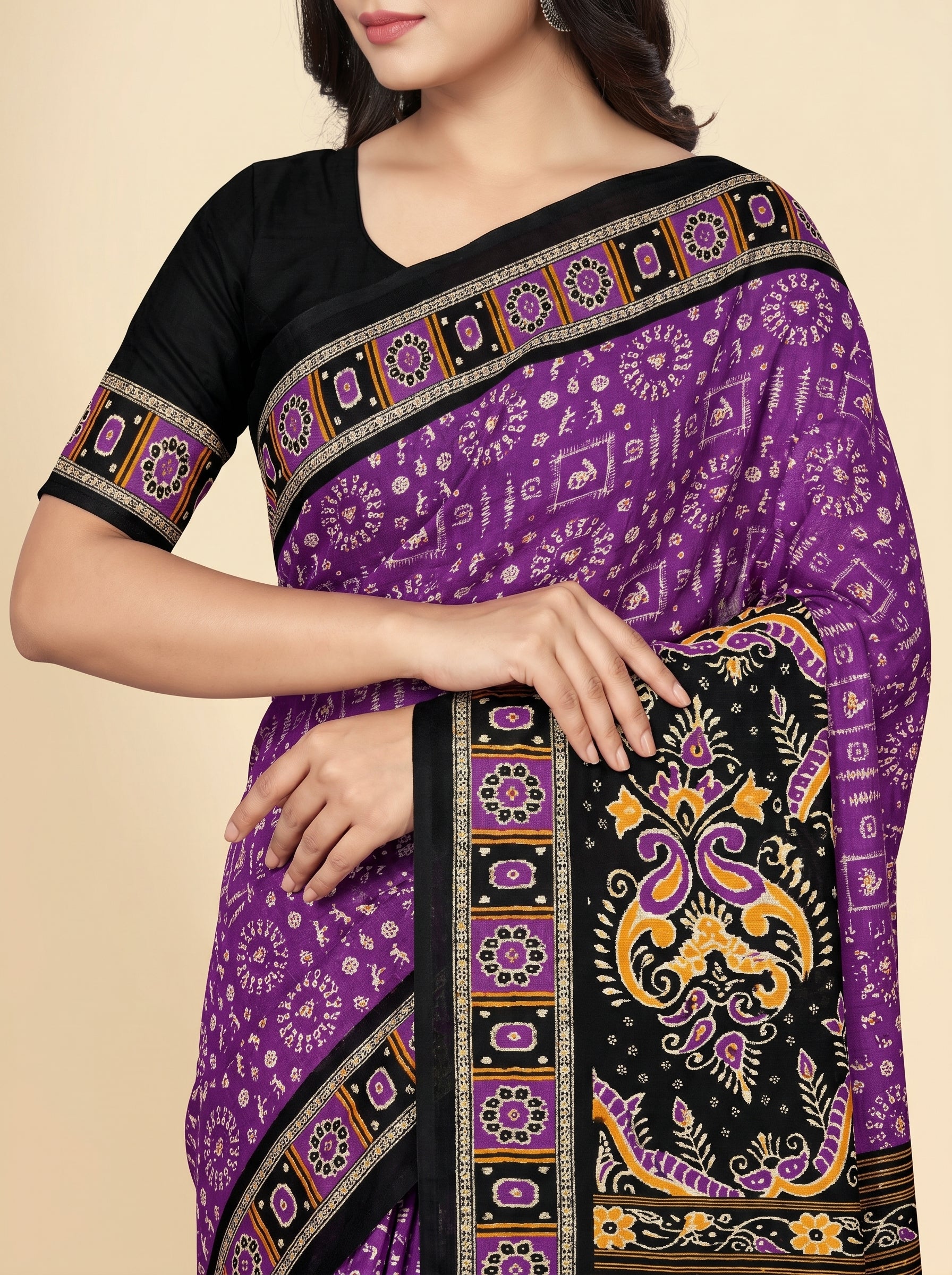 Pallu close-up