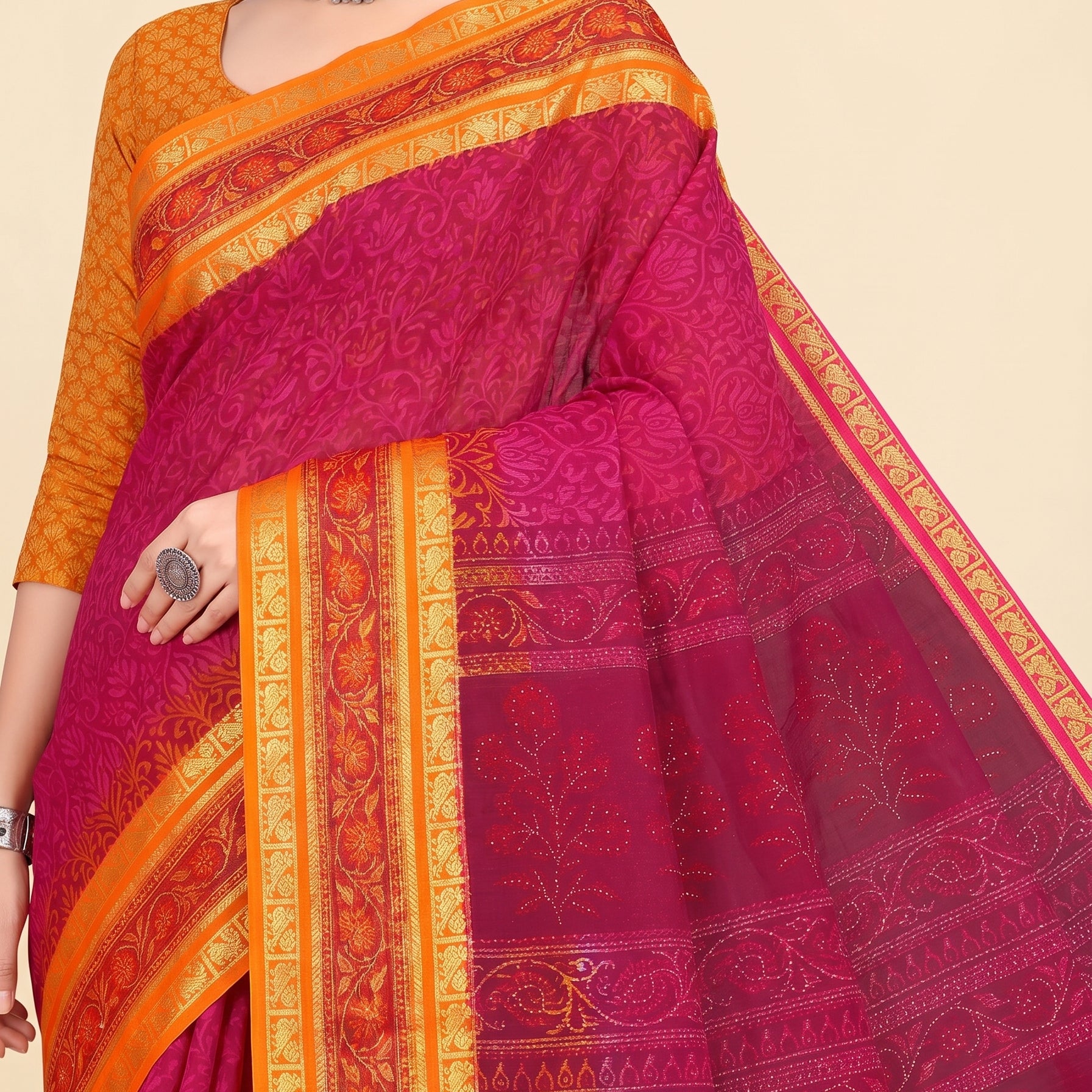 Pallu close-up