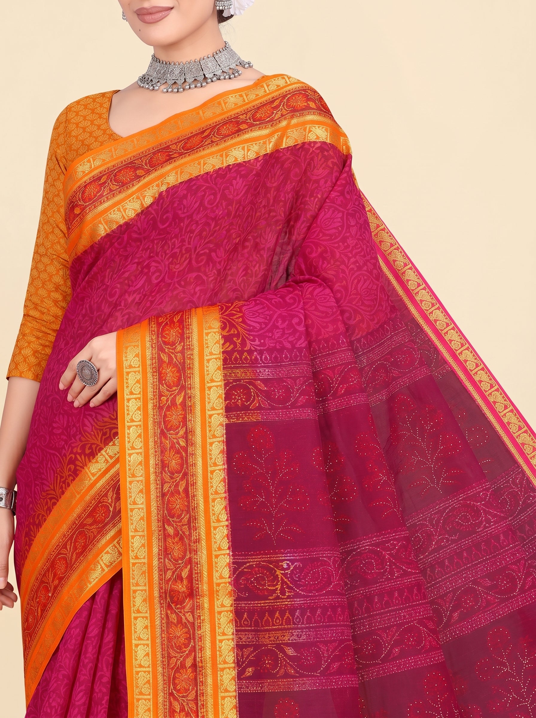 Pallu close-up