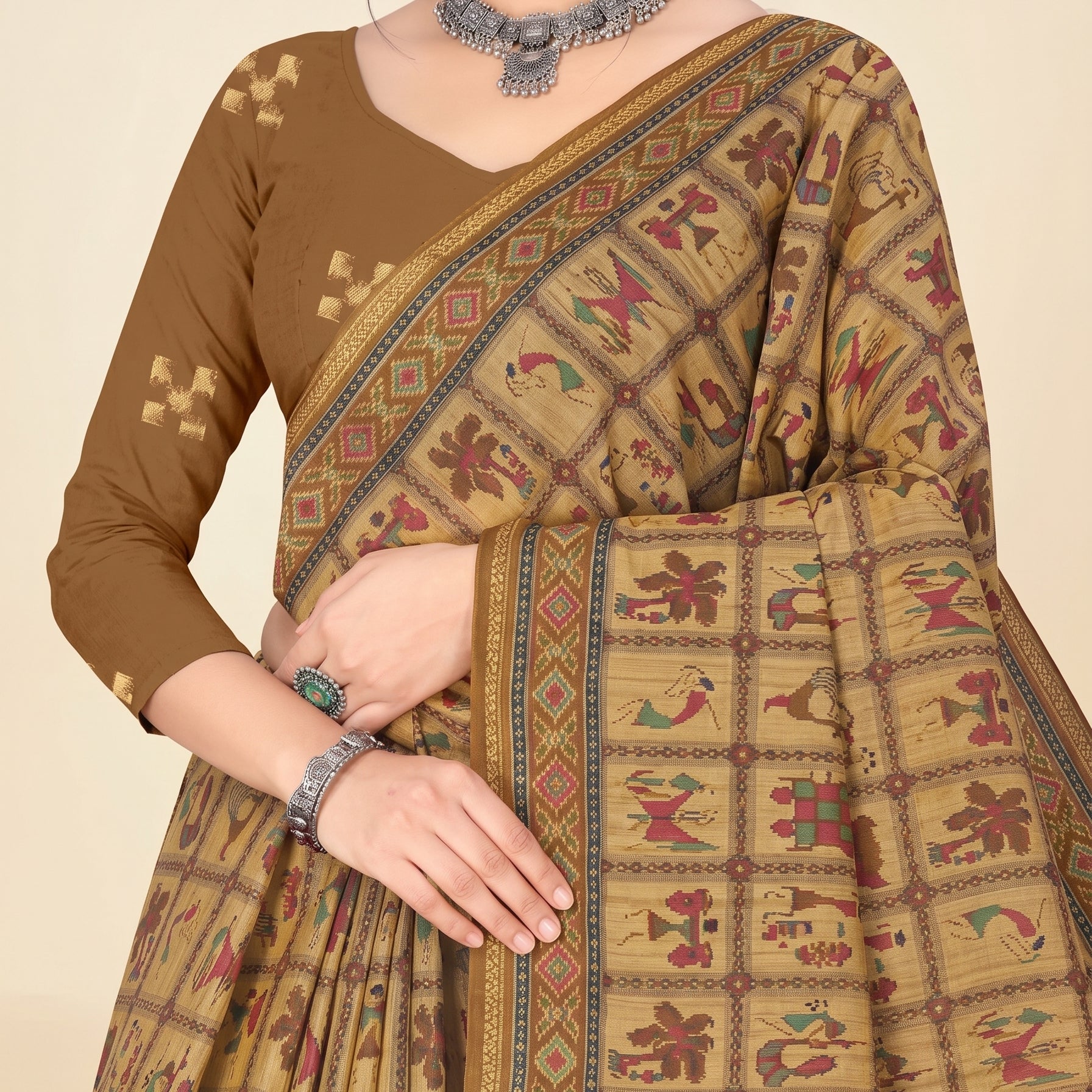 Pallu close-up