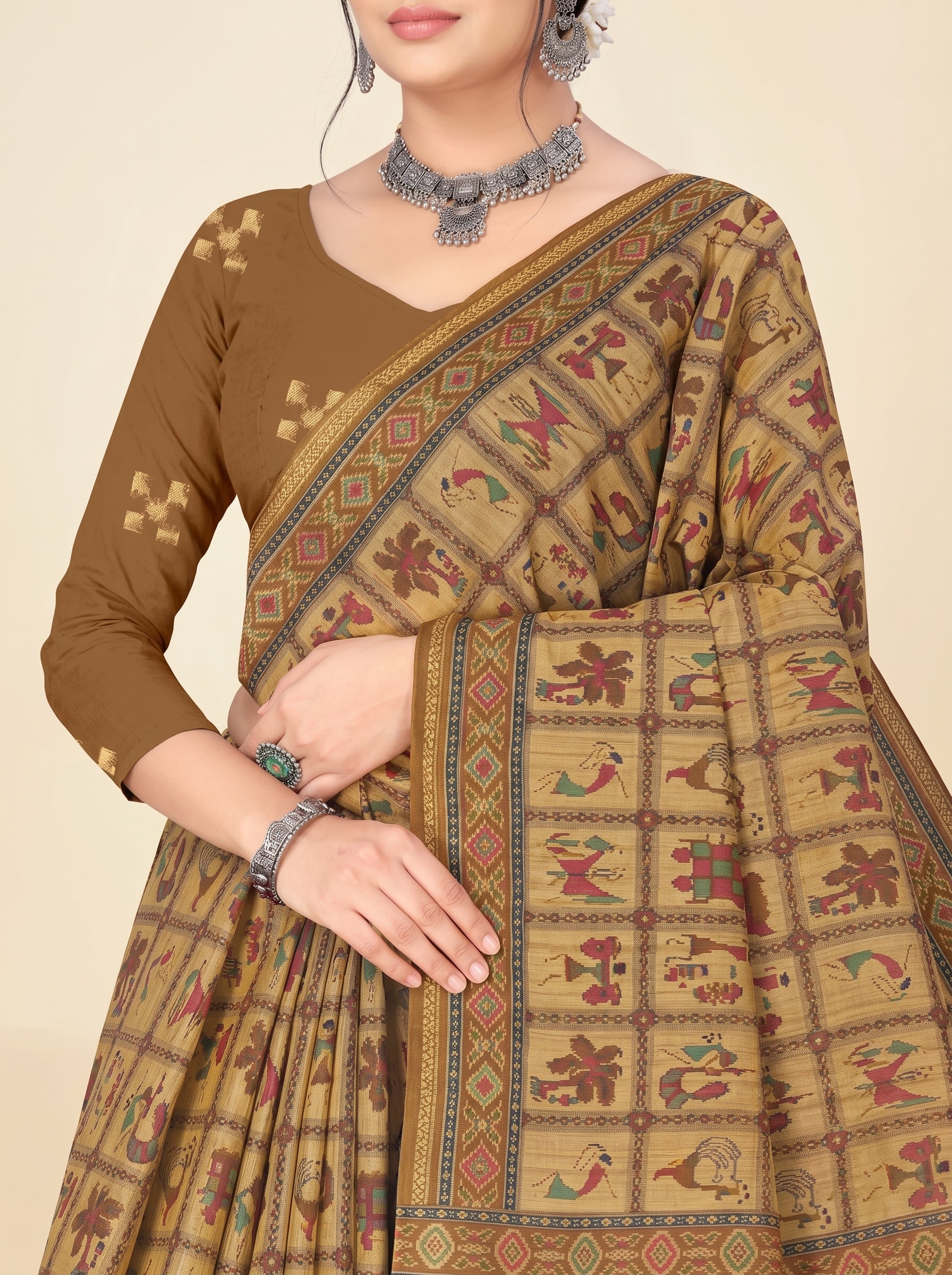 Pallu close-up