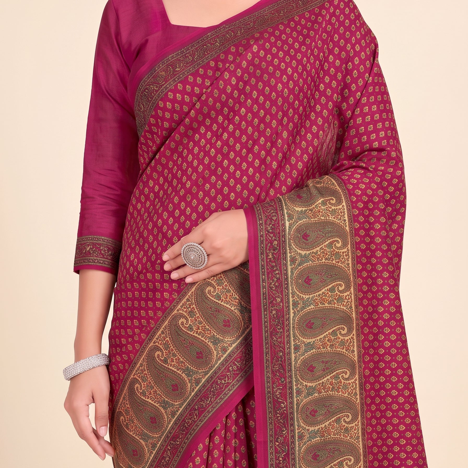 Shared pallu close-up [sku:KN-69265]