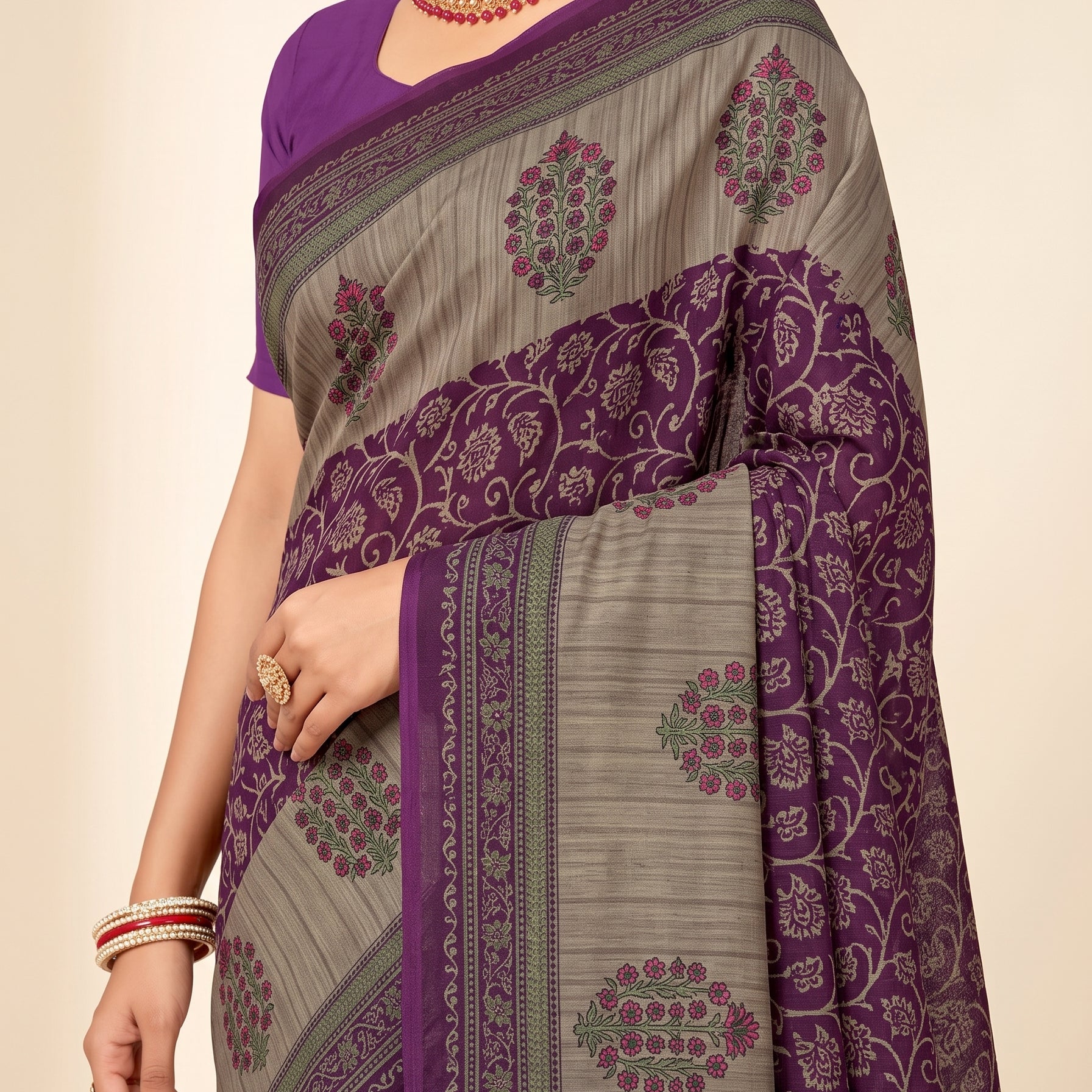 Shared pallu close-up [sku:D.NO.36078]