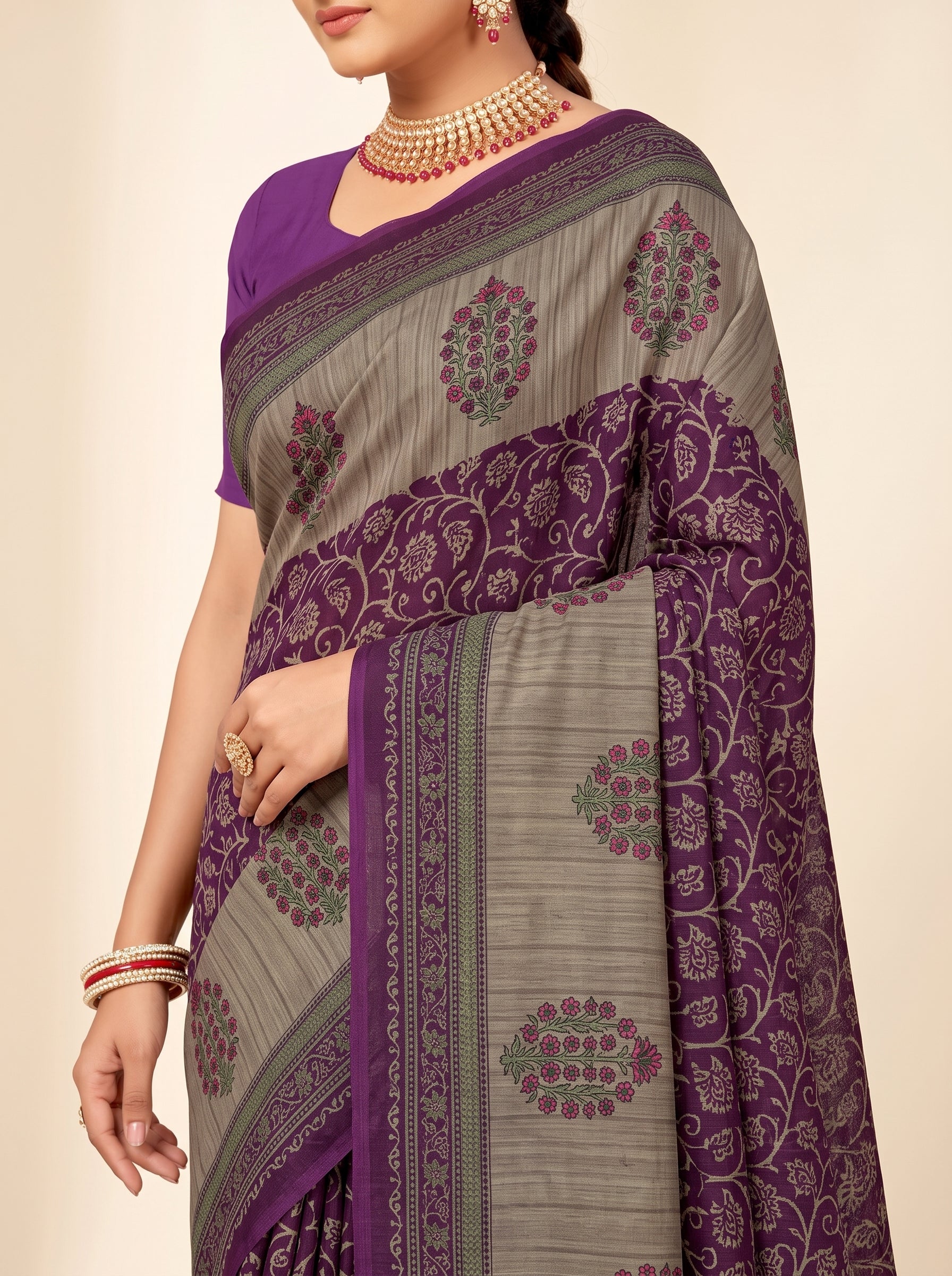 Shared pallu close-up [sku:D.NO.36078]